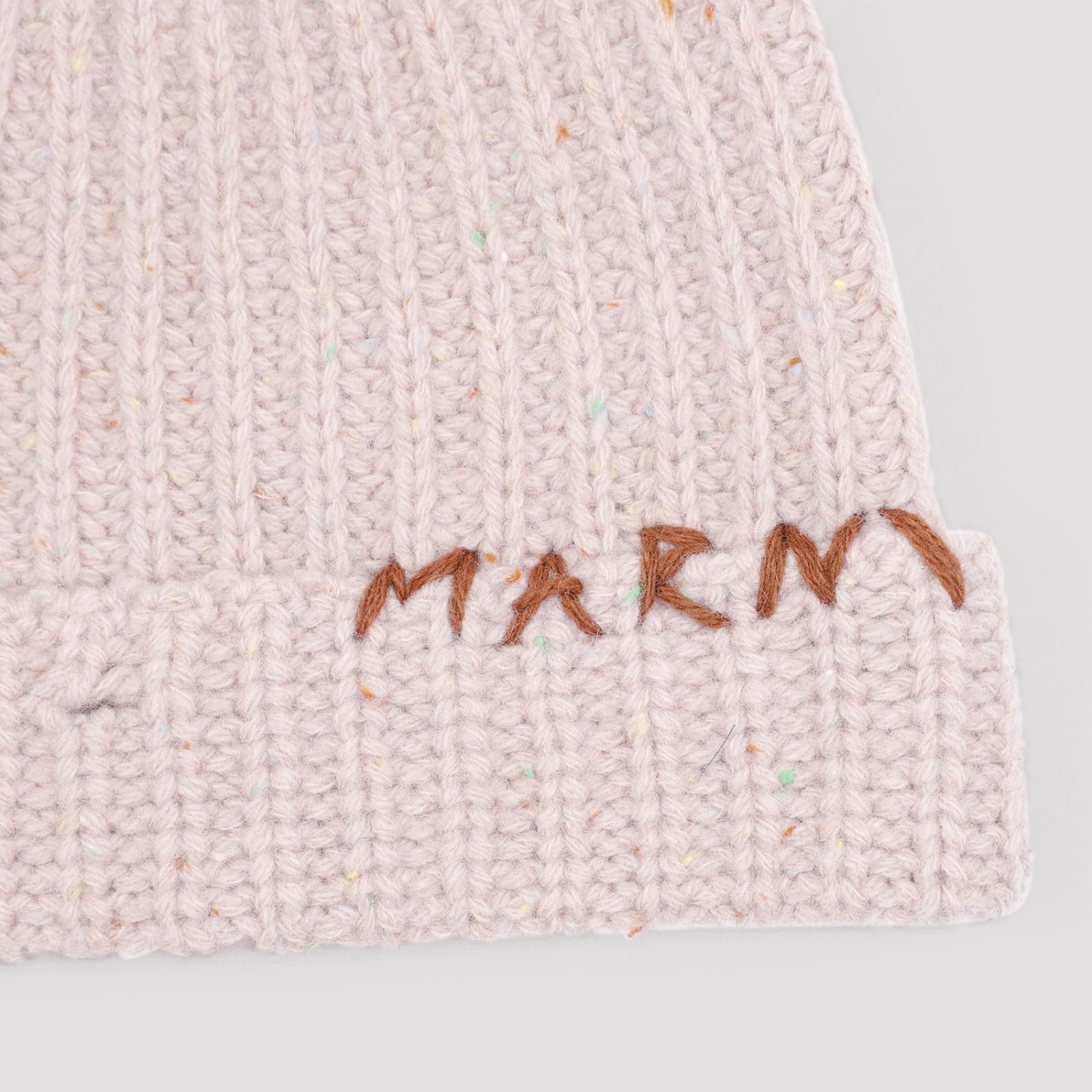 Shop Marni Virgin Wool Hat In Peony