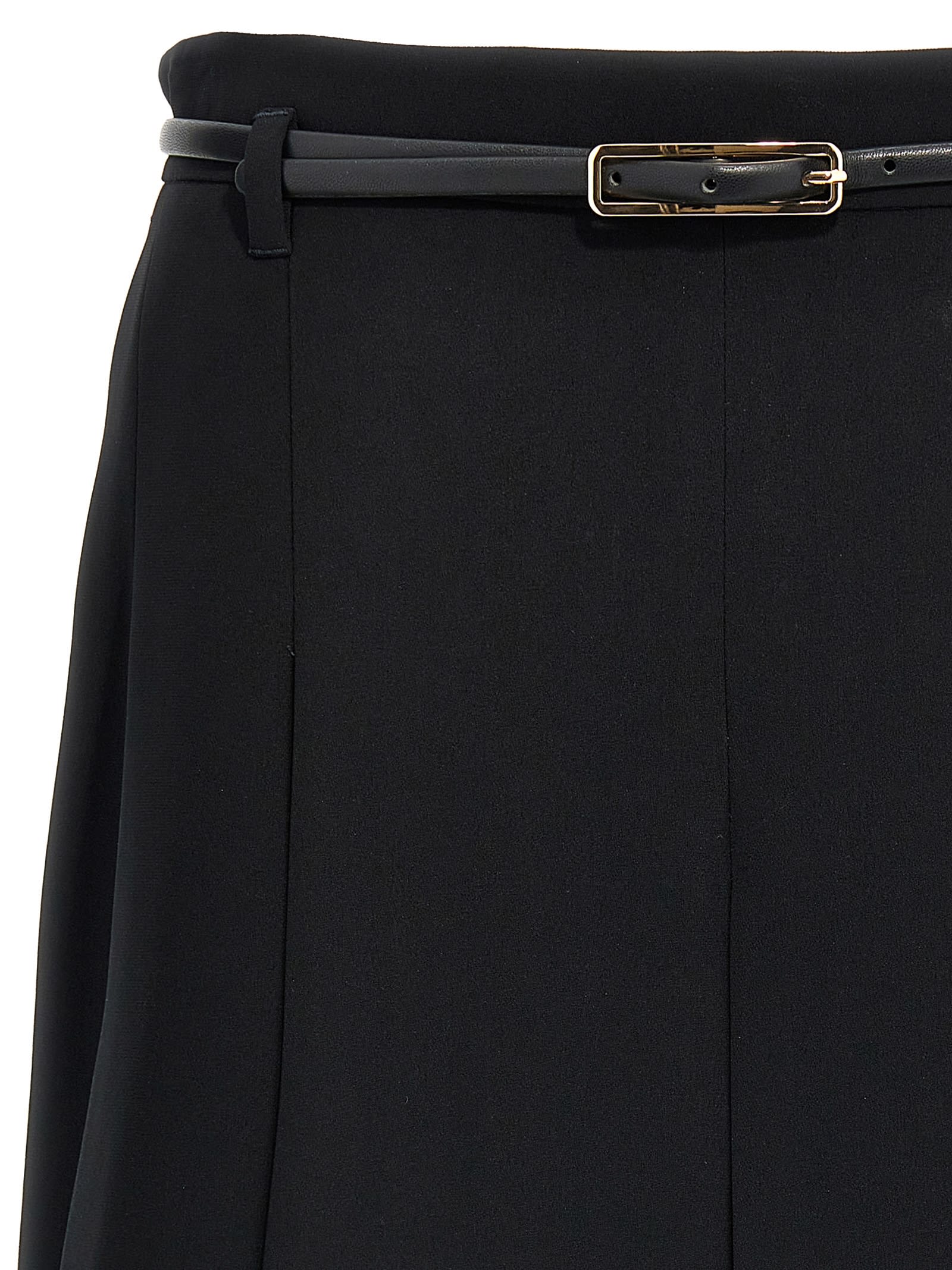 Shop Max Mara Abilita Skirt In Black