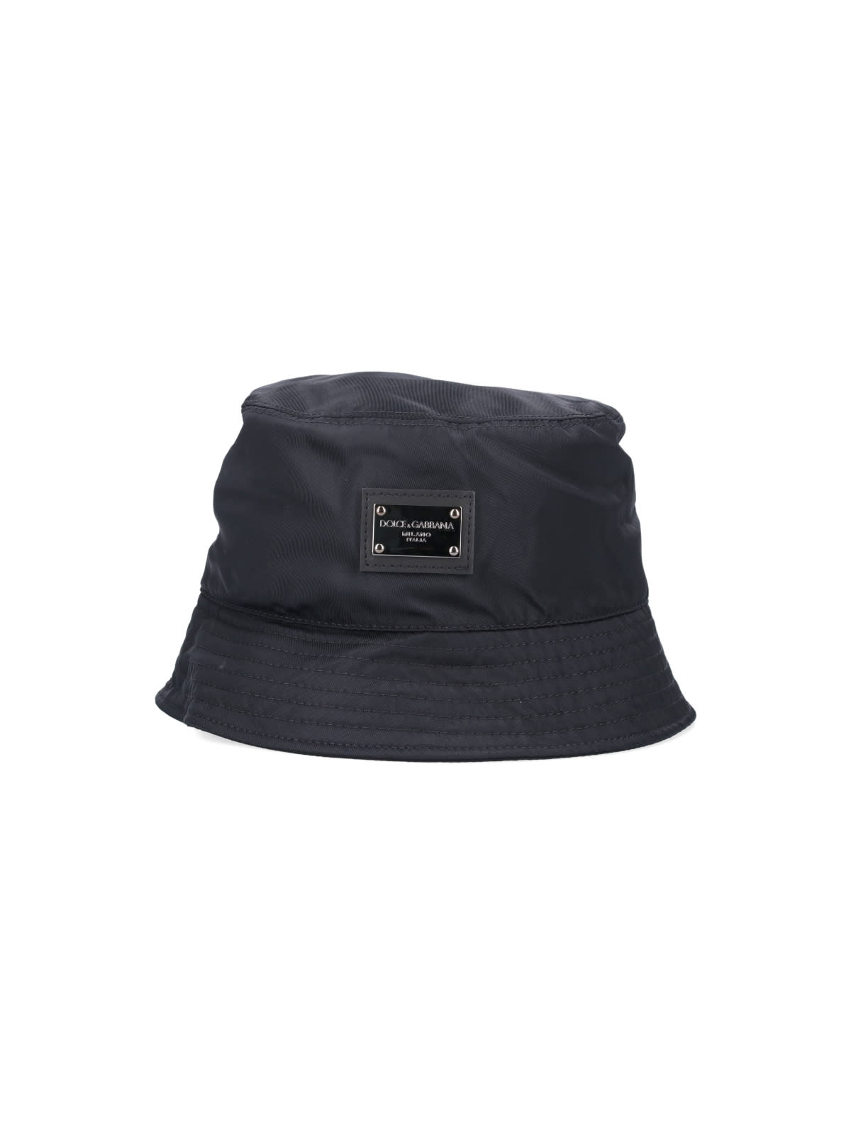 Bucket Hat With Logo Plaque