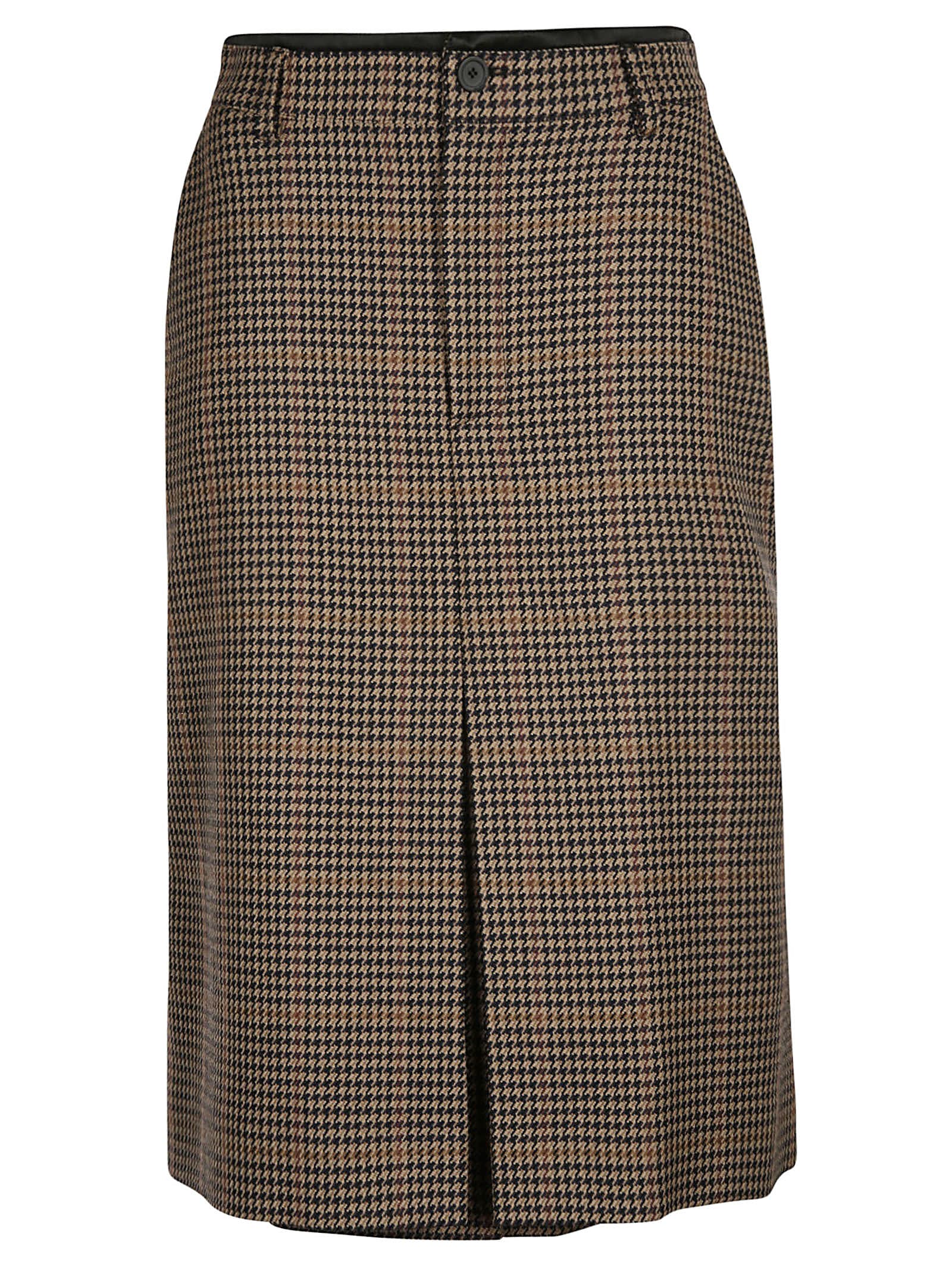 Balenciaga Button-zip Skirt
