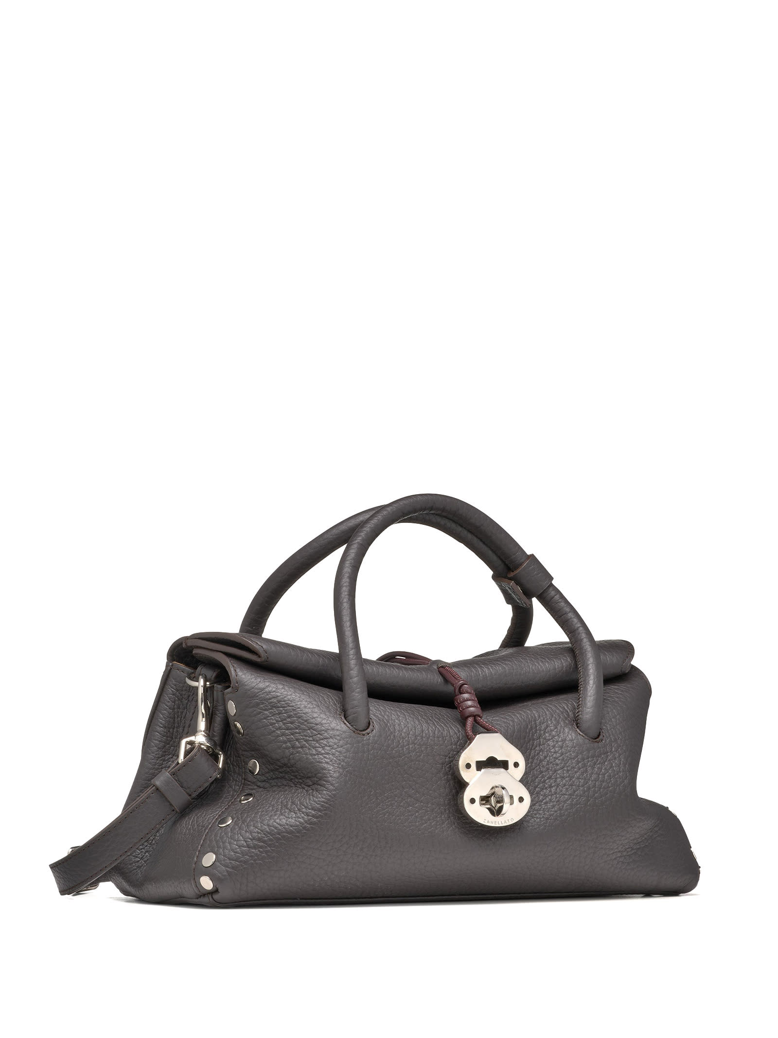 ZANELLATO ALMA CENTAURO S BAG DARK BROWN 