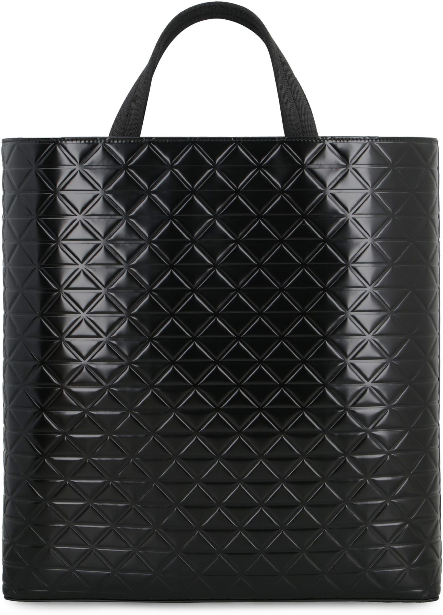 Shop Prada Smooth Leather Tote Bag In Black