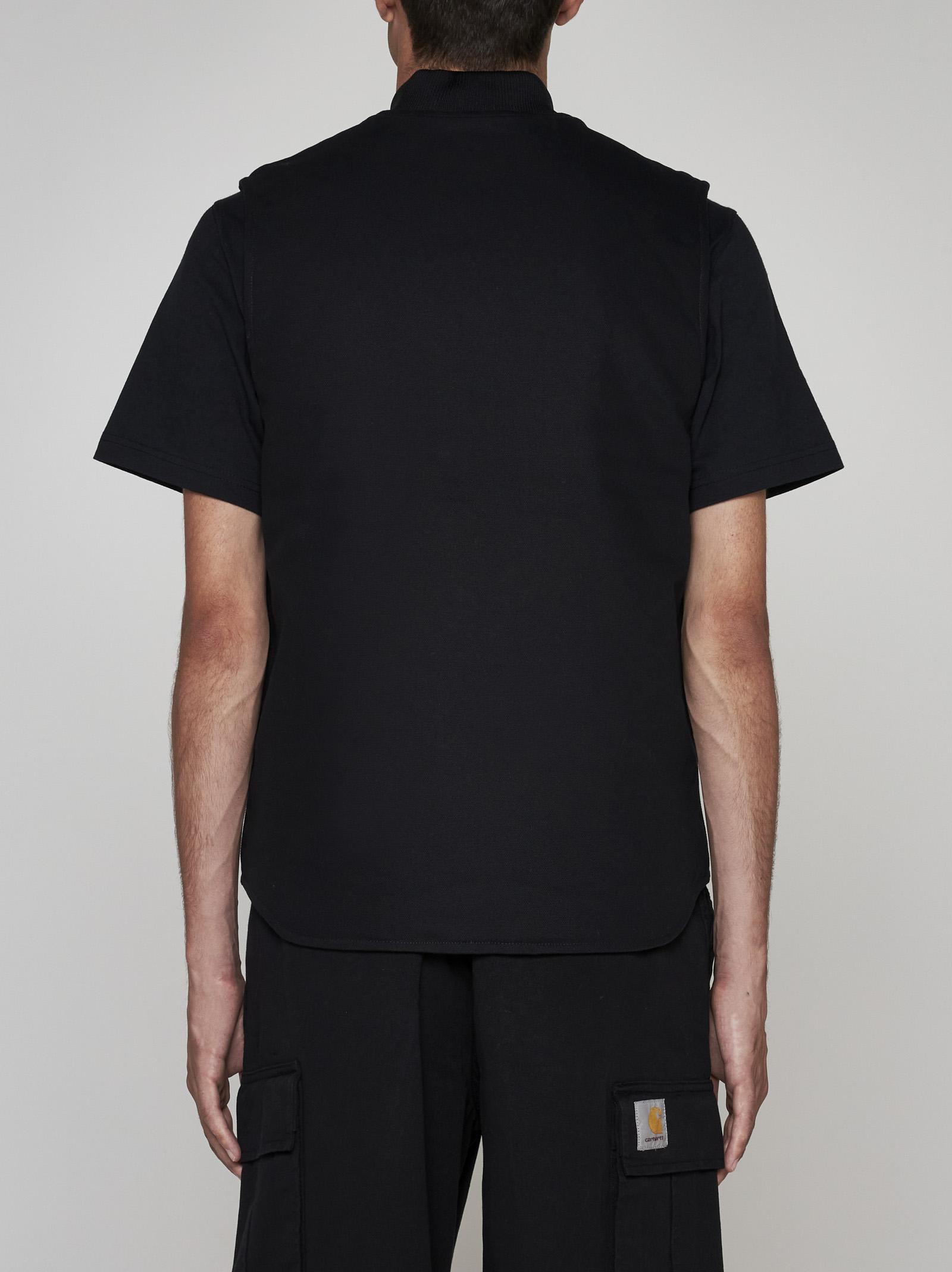 Shop Carhartt Cotton Vest In Black