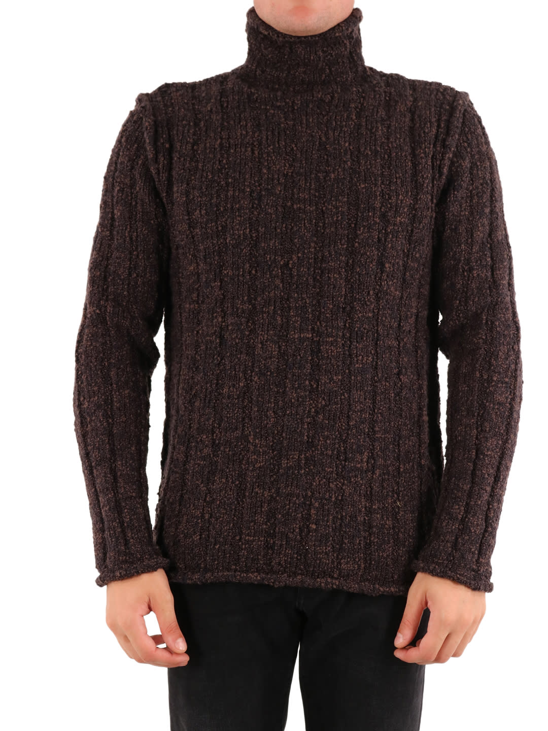 Dolce & Gabbana Turtleneck Sweater Brown