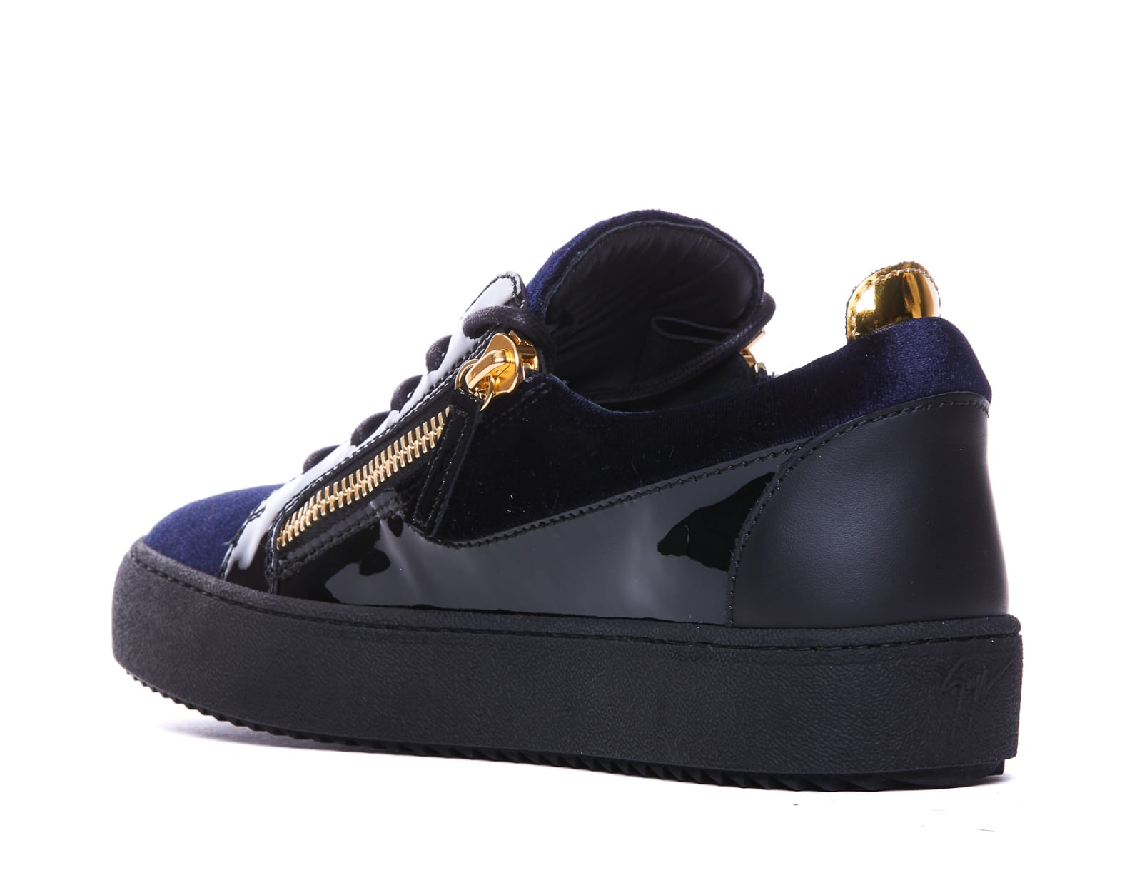 Shop Giuseppe Zanotti Frankie Sneakers In Blue