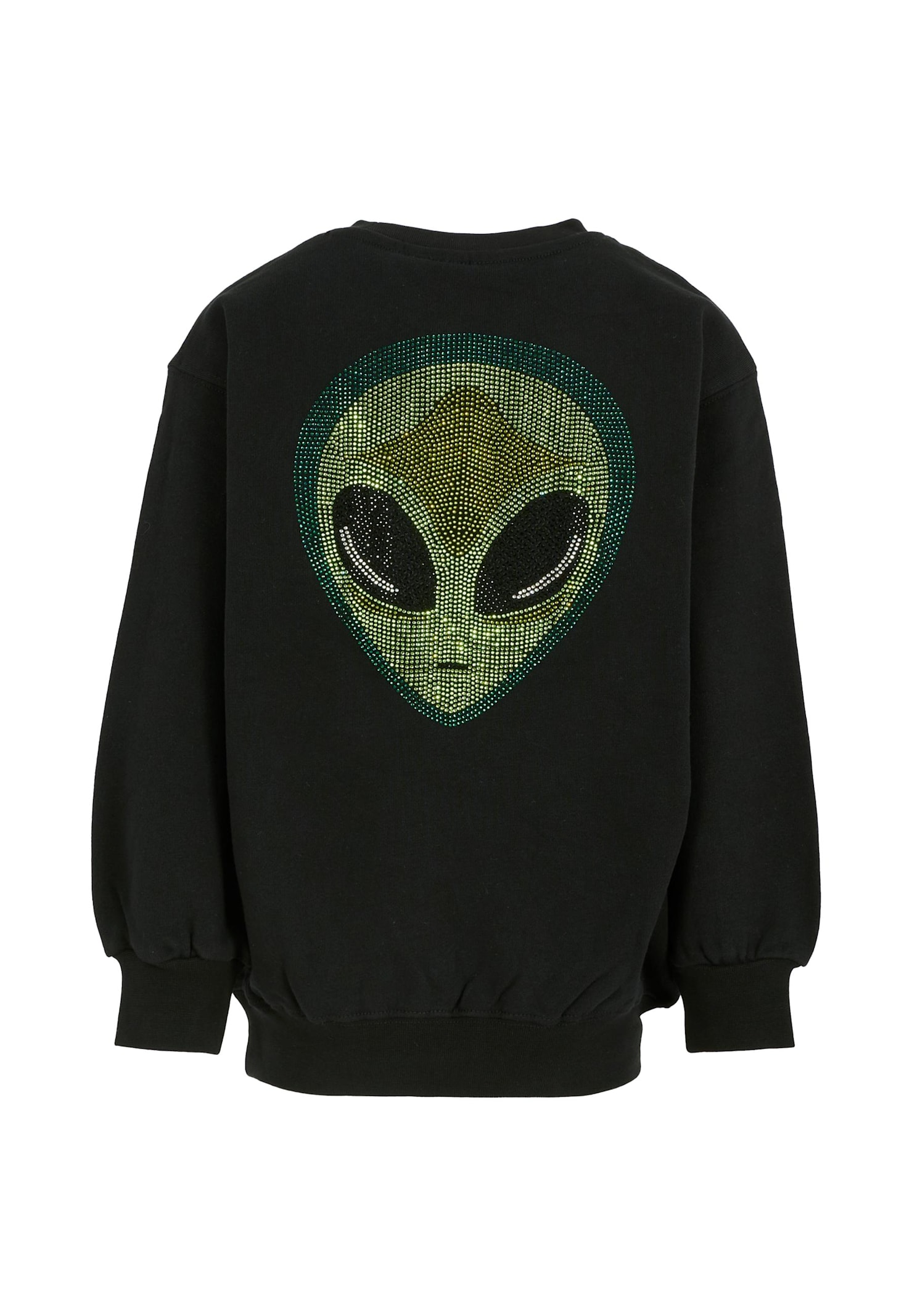 Molo Alien-head Embellished Sweatshirt In Black