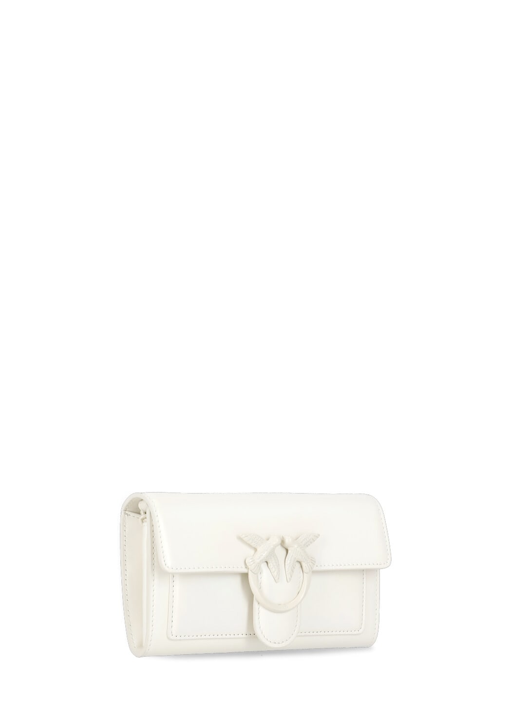 Shop Pinko Love Color Block Wallet In White
