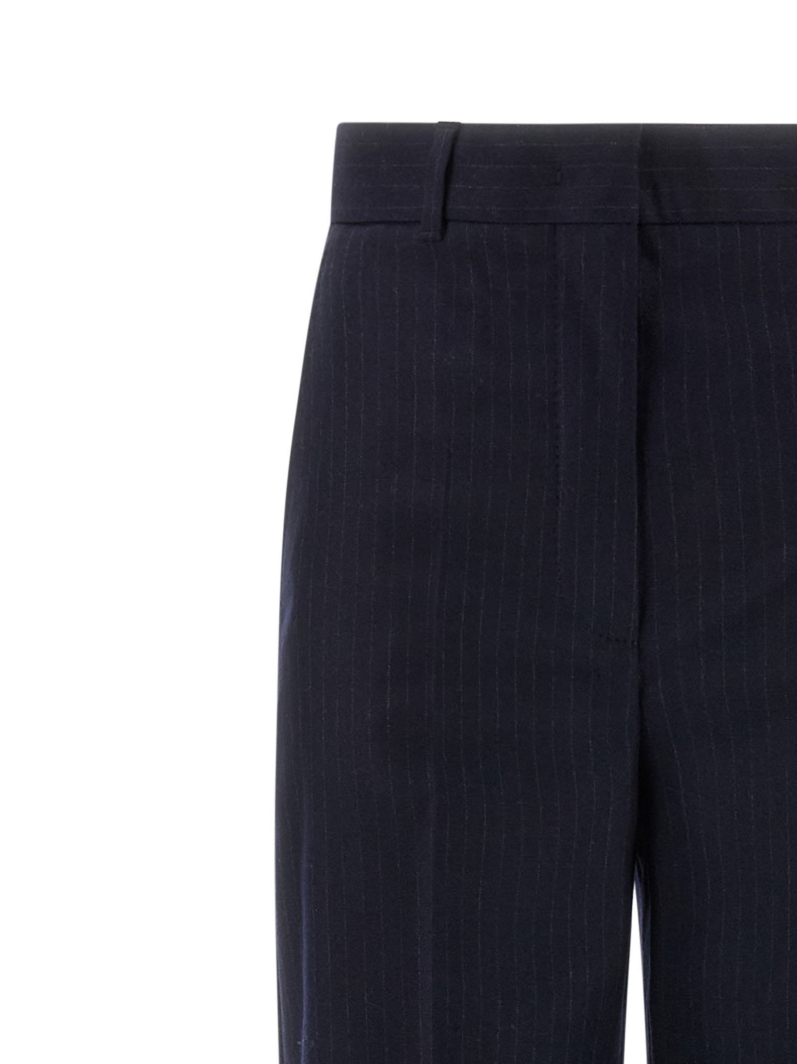 Max Mara High-rise Cady Wide-leg Pants In Black