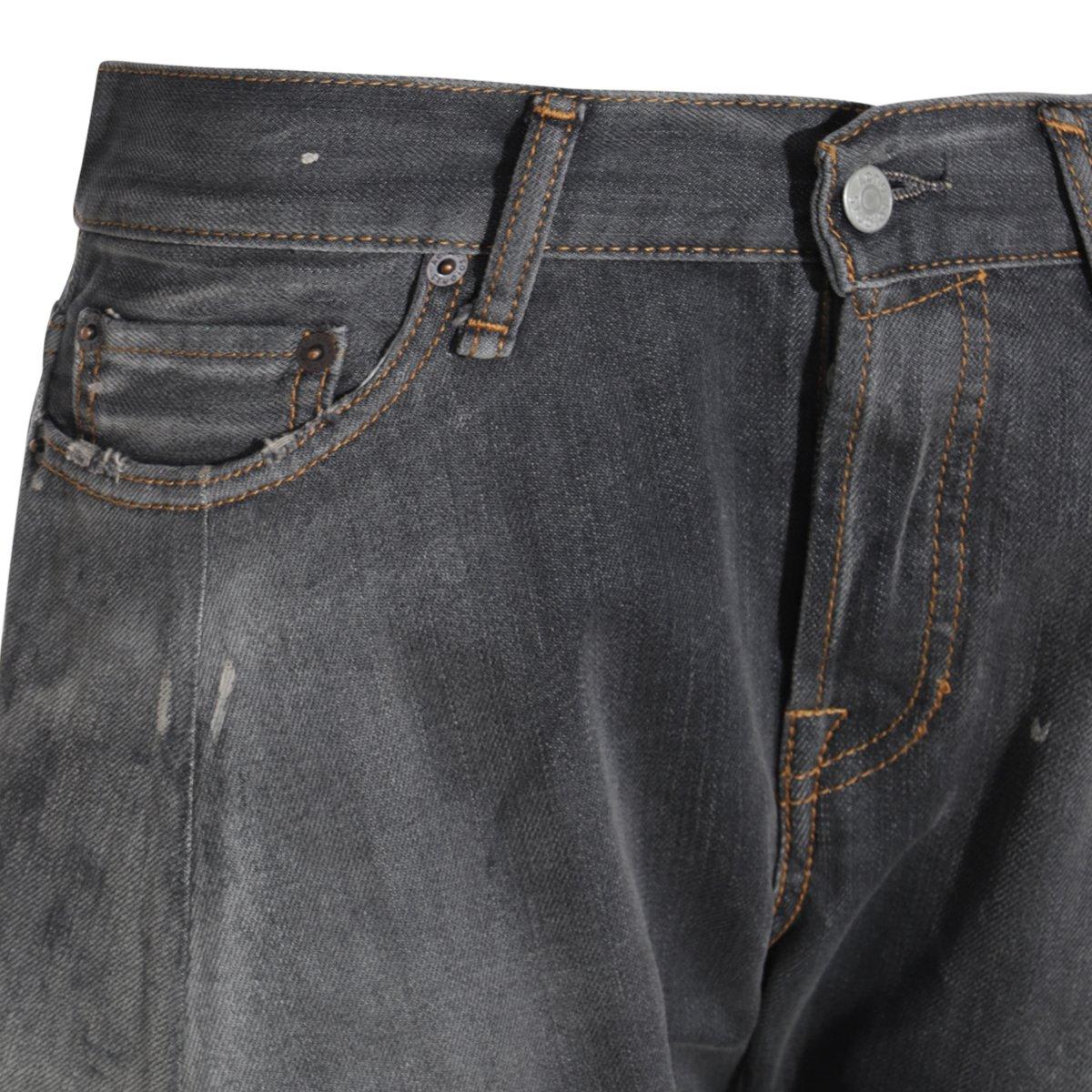 Acne Studios Super Baggy Fit Jeans In Gray