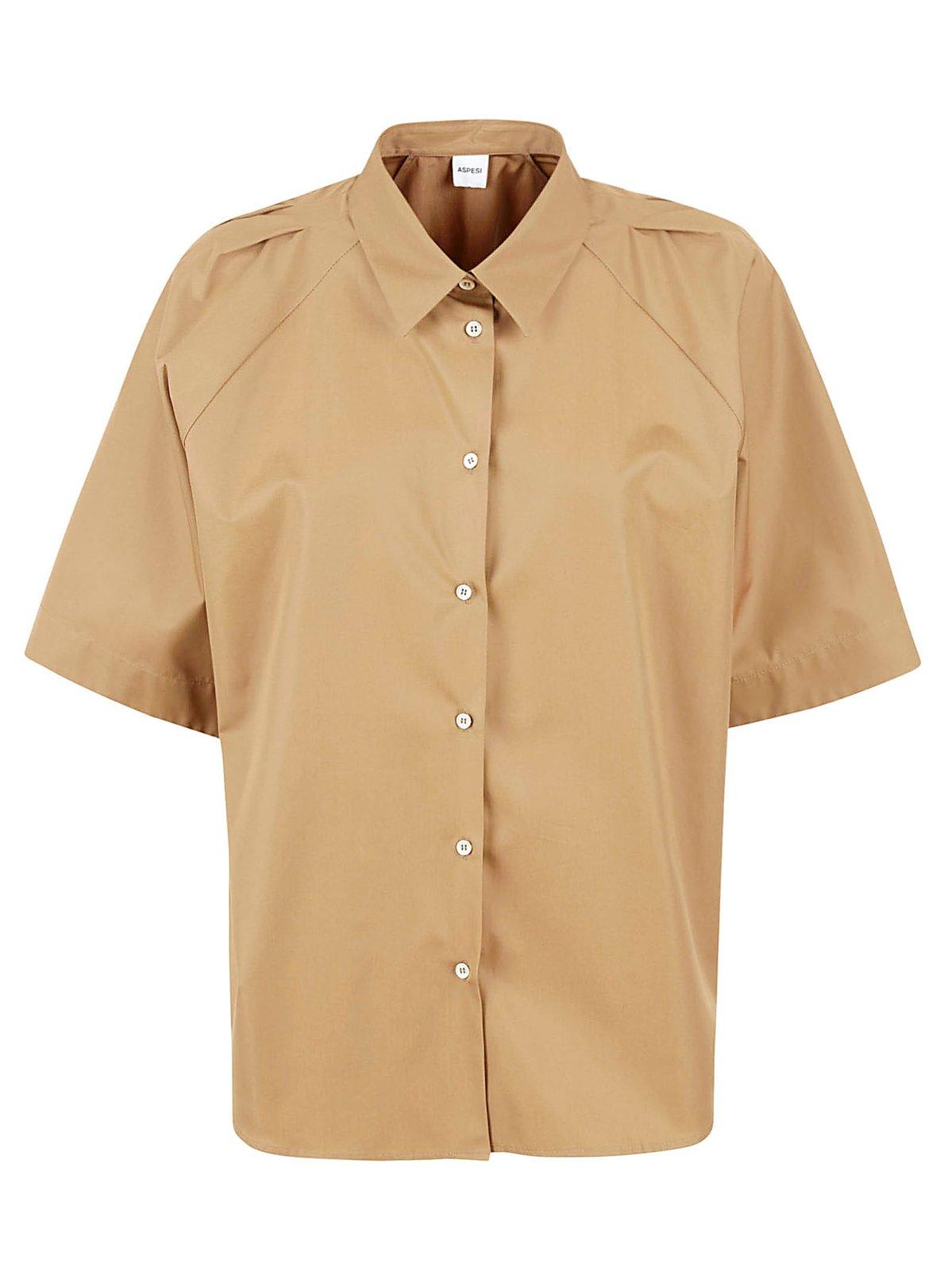 Buttoned Short-sleeved Shirt