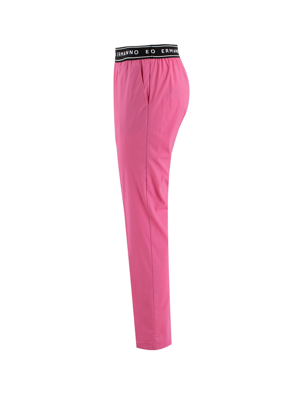 Shop Ermanno Firenze Trousers In Pink Car Caf Black