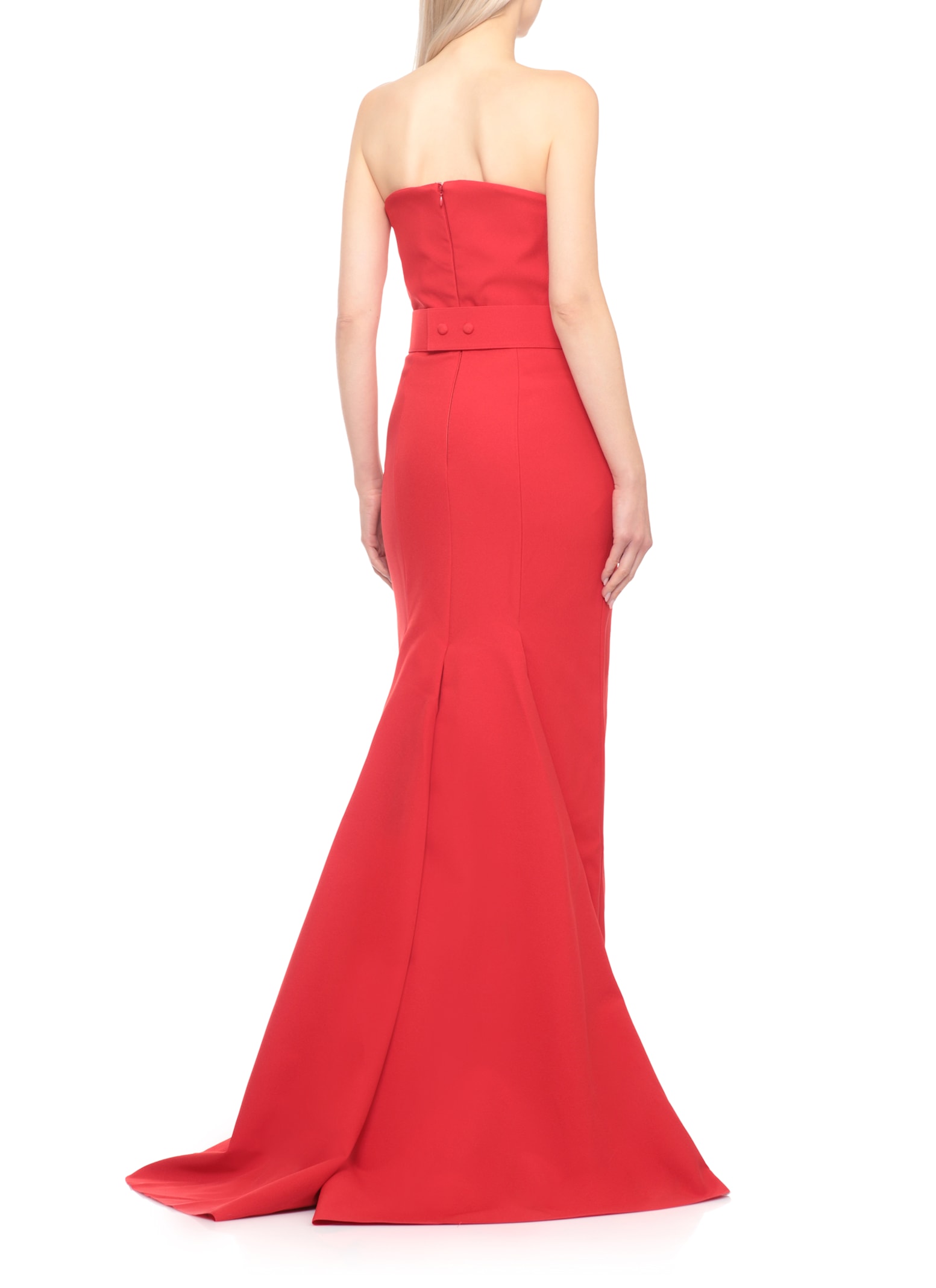 Solace London Citro Maxi Dress In Red