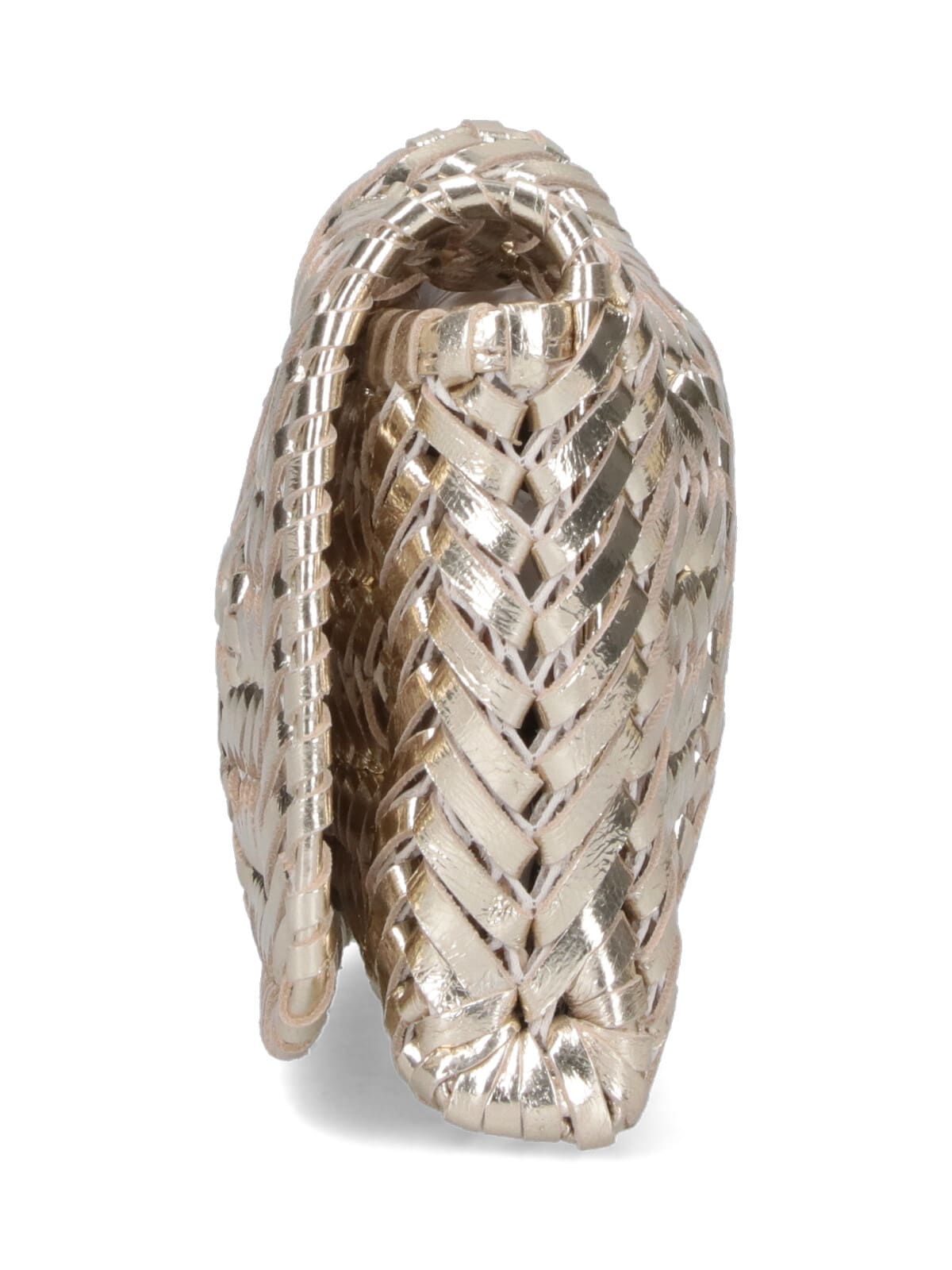 Anya Hindmarch Neeson Leather Clutch Bag In Gold