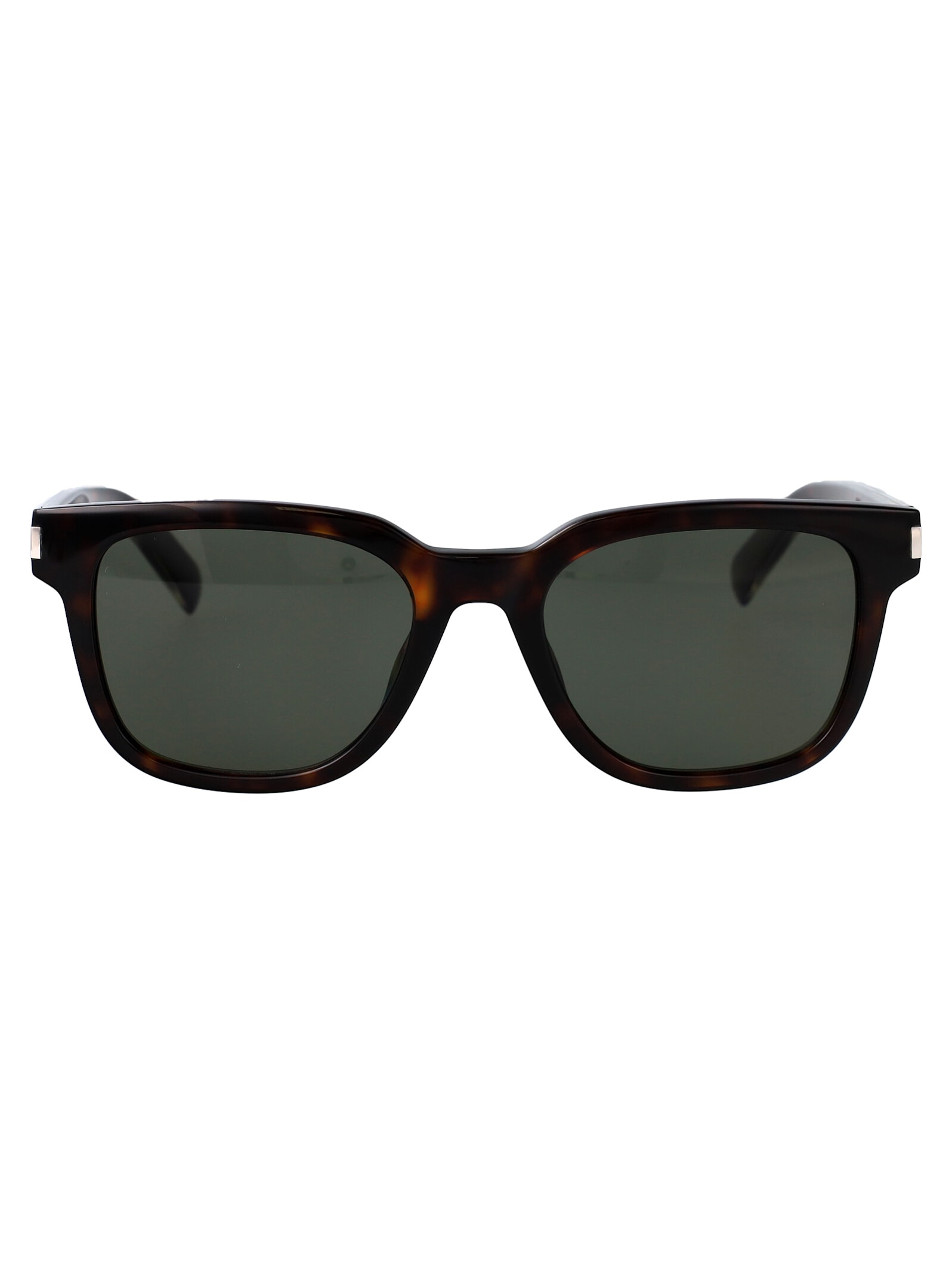 Saint Laurent Sl 711 Sunglasses In Havana-crystal-grey