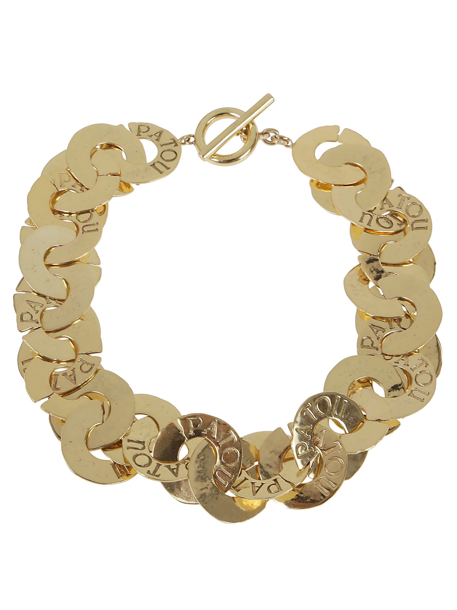 Shop Patou Antique Coins Necklace In G Gold