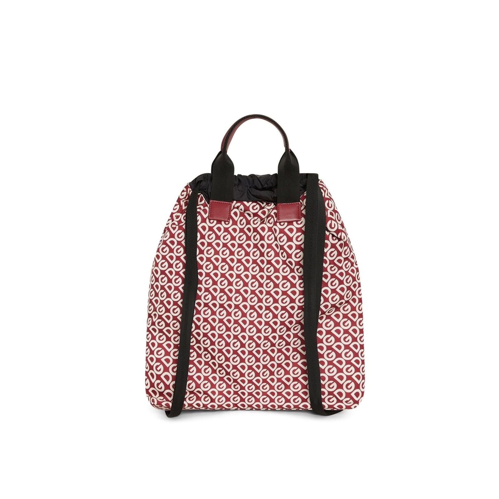 Shop Dolce & Gabbana Logo Backpack In Red