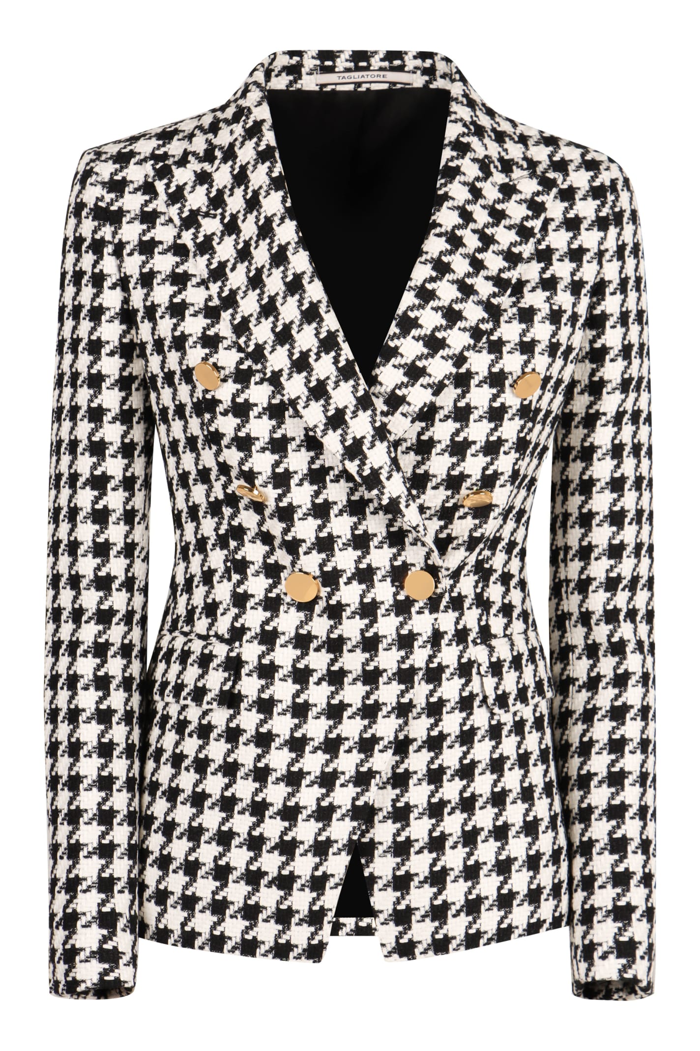 TAGLIATORE HOUNDSTOOTH DOUBLE BREAST BLAZER