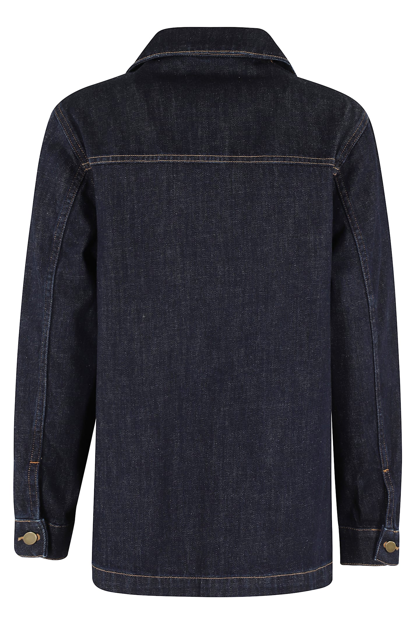 Shop Semicouture Cesira In Dark Stone Wash