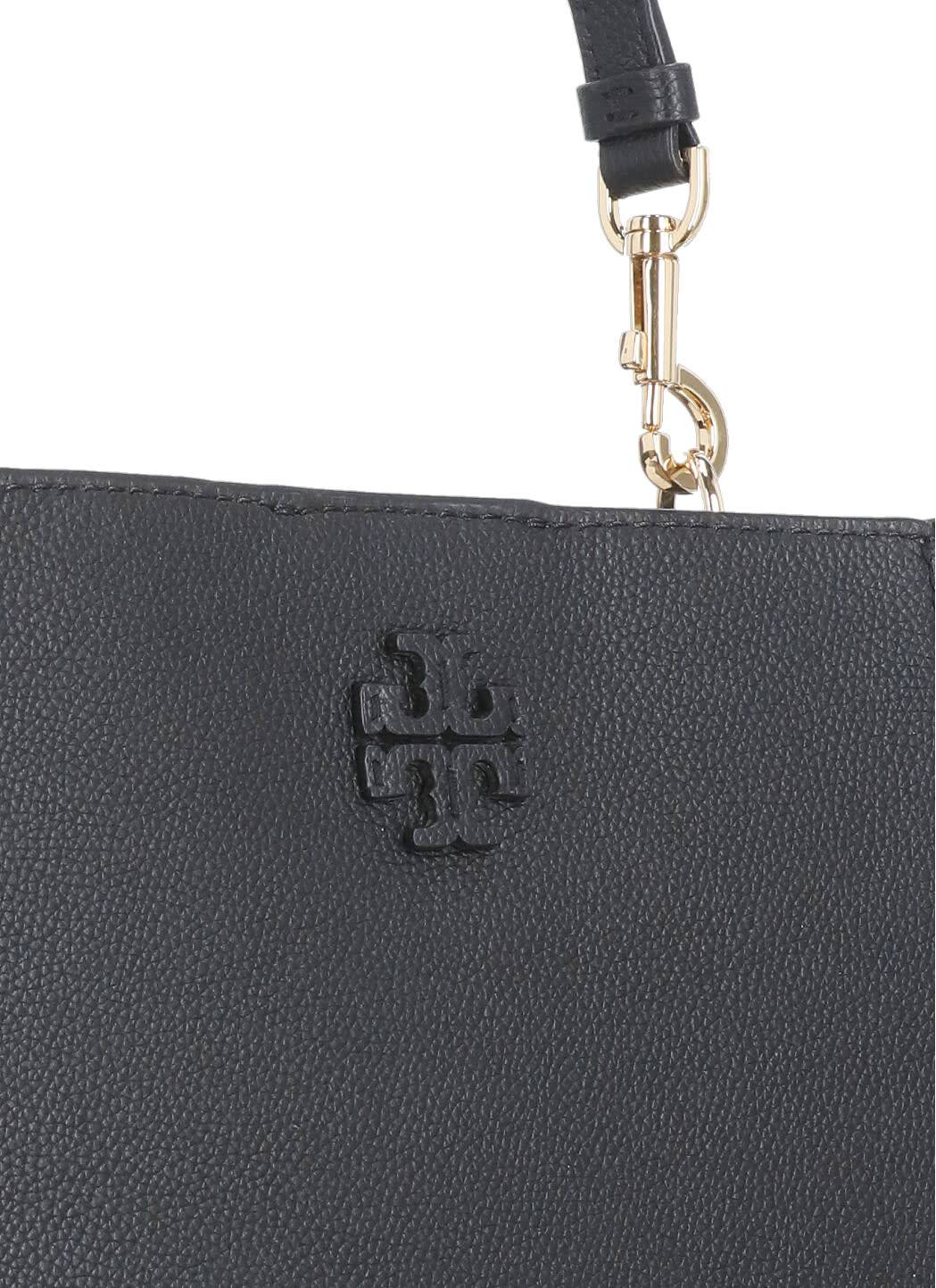 Shop Tory Burch Mcgraw Bag In Black