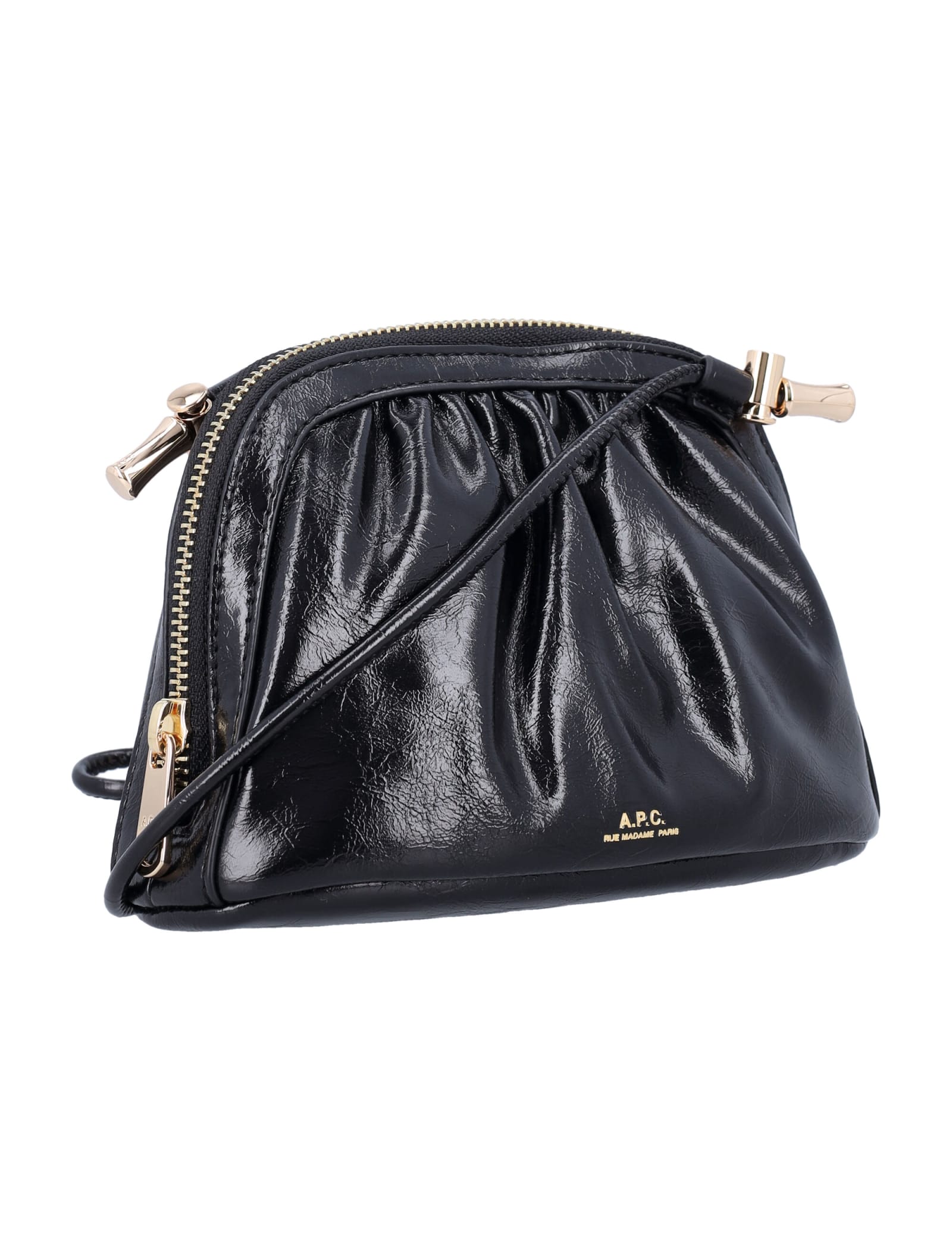 Shop Apc Ninon Small Bag In Black