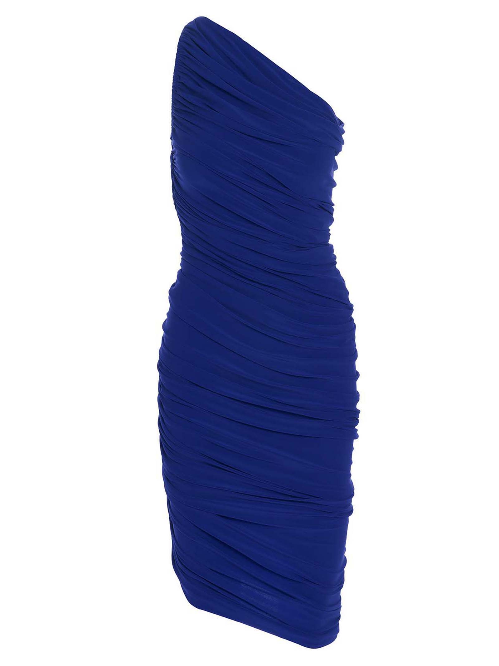 Shop Norma Kamali Diana Dress In Cobalt
