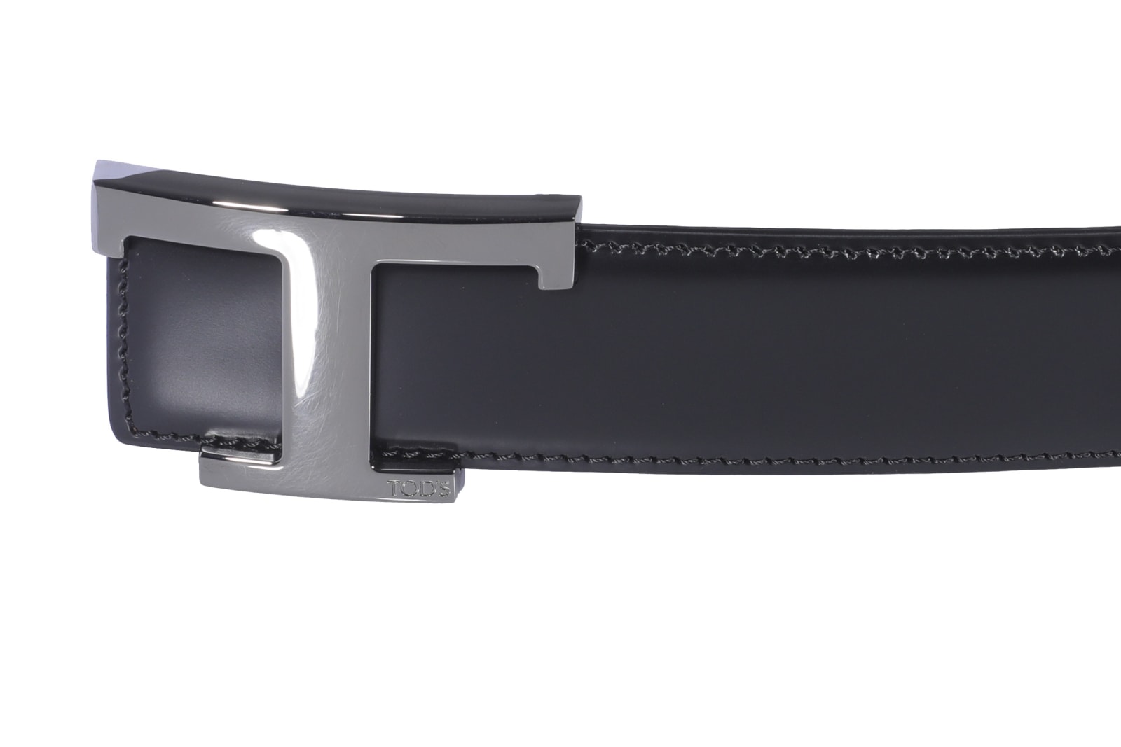 Shop Tod's T Timeless Reversible Belt Tods In Black