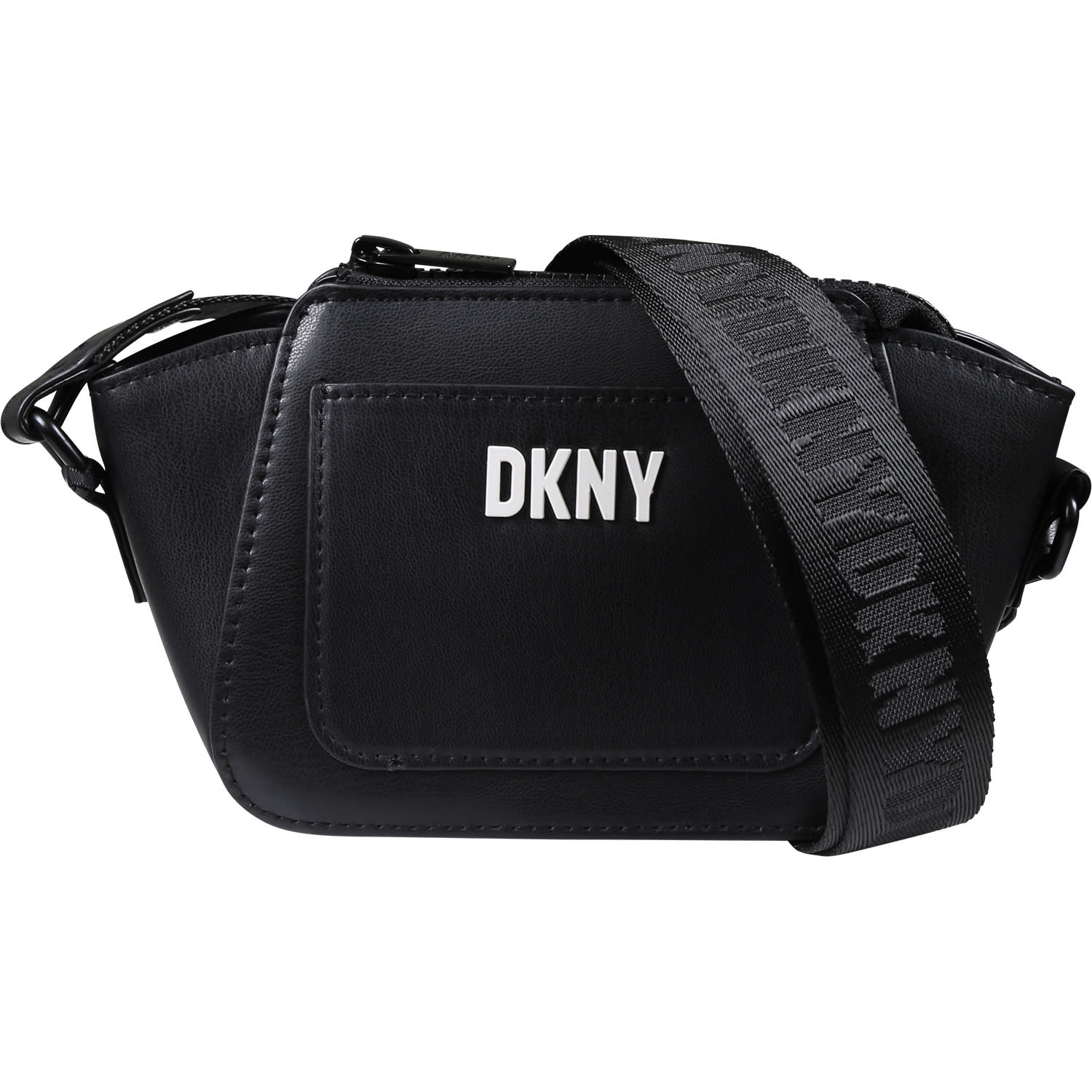 DKNY Black Bag For Girl With Logo