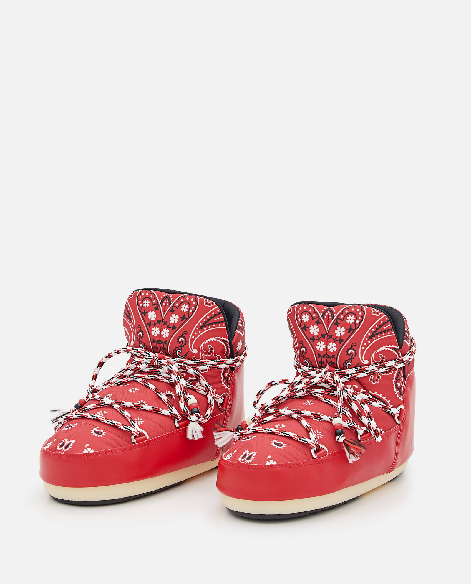 Alanui Full Moon Bandana Moonboot In Red