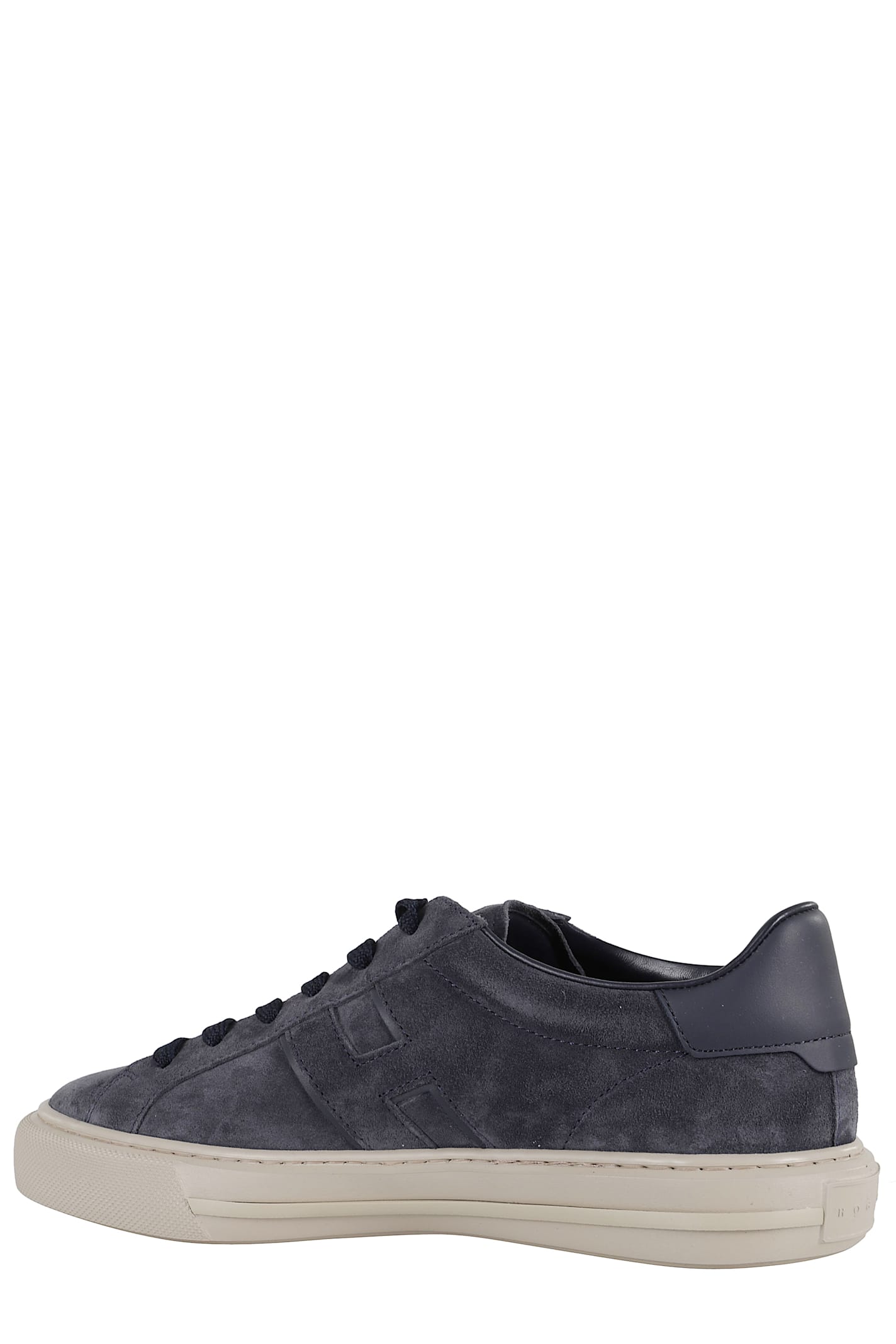 Hogan H691 Lace-up Sneakers With Embossed Branding And Memory Foam Insole In Blue