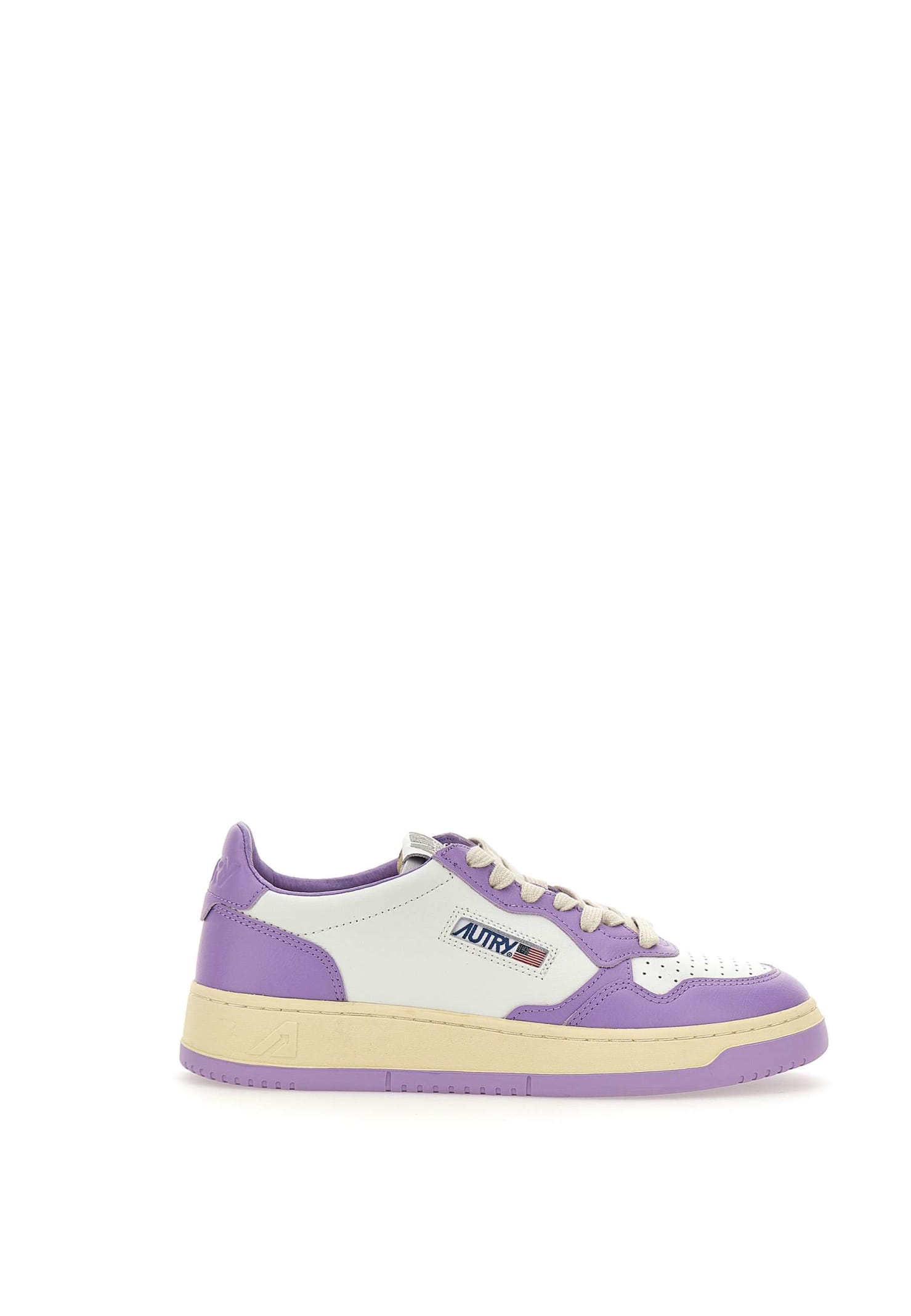 Shop Autry Aulwwb43 Sneakers In White/lilac
