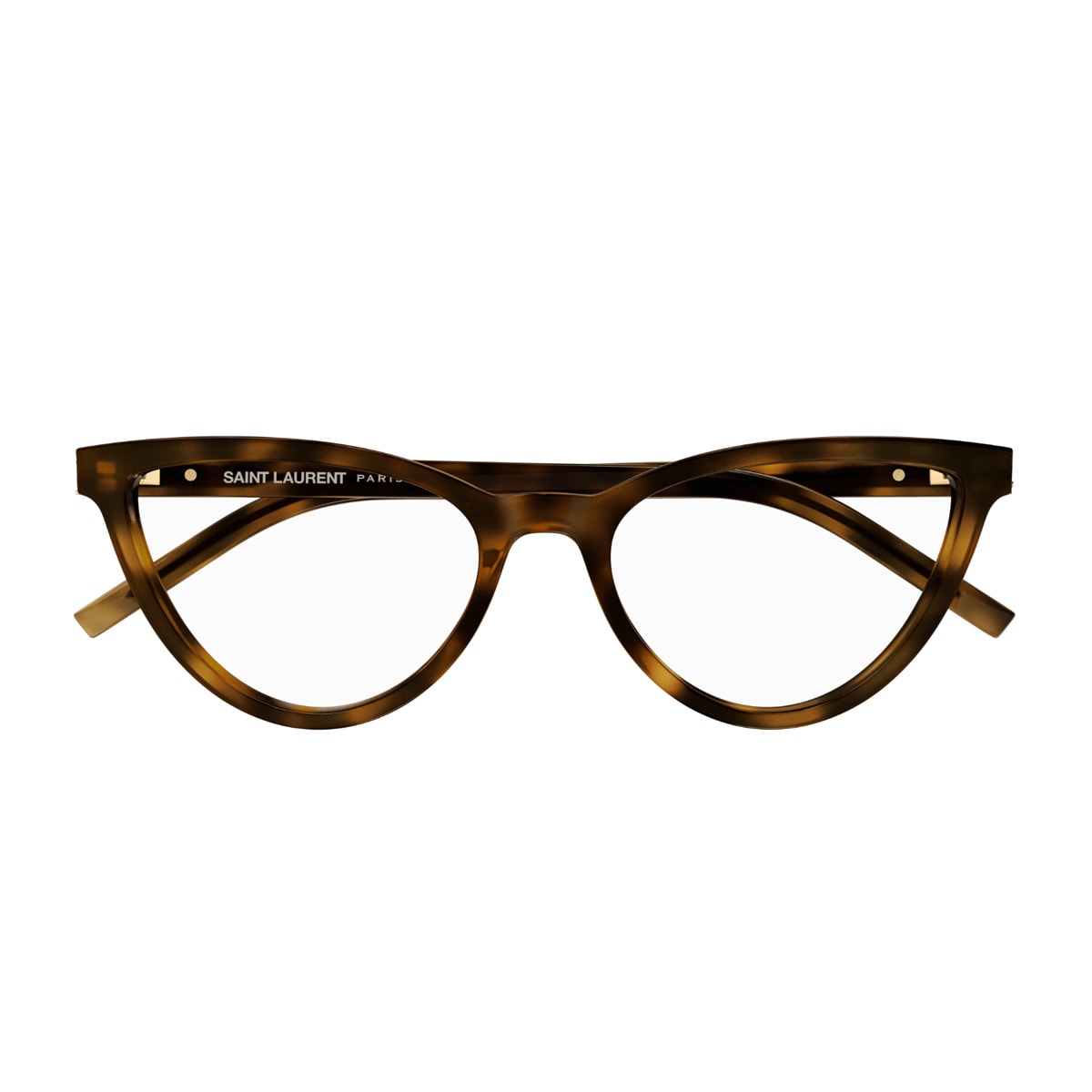 Saint Laurent Sl M138 Linea Monogram 003 Havana Chiaro Glasses In Brown