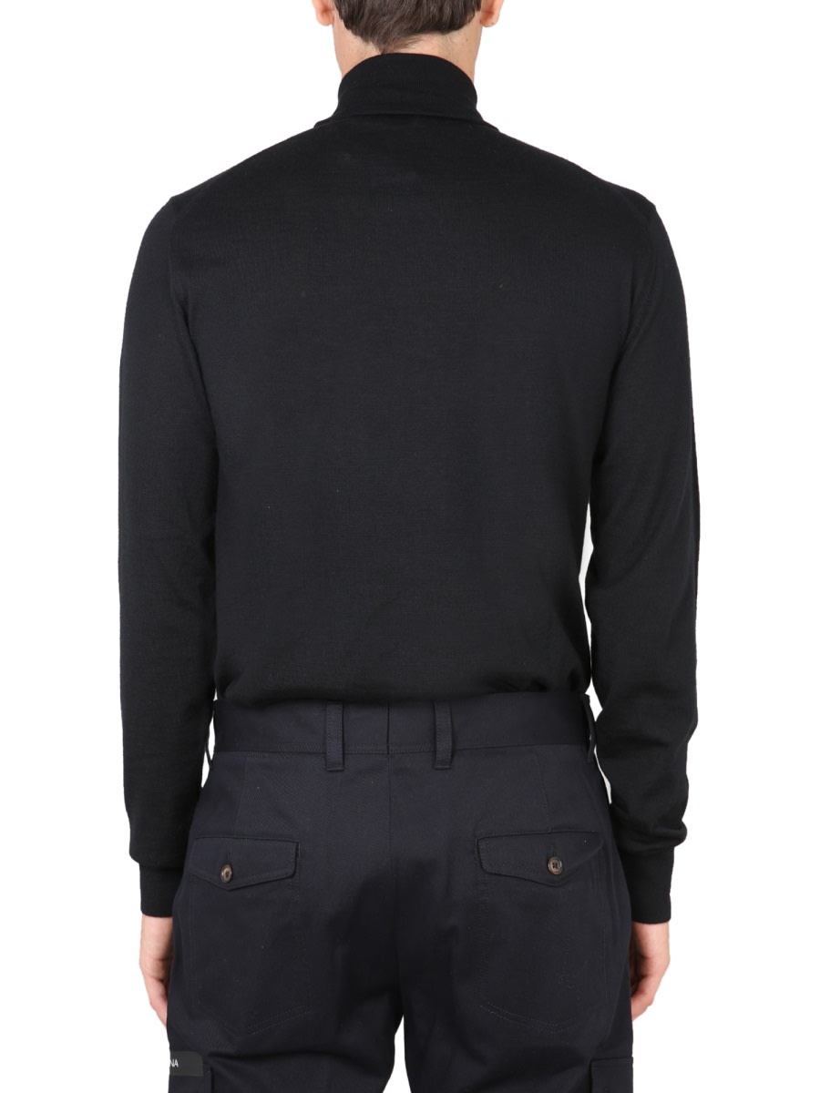 Shop Dolce & Gabbana Maglia A Collo Alto In Black