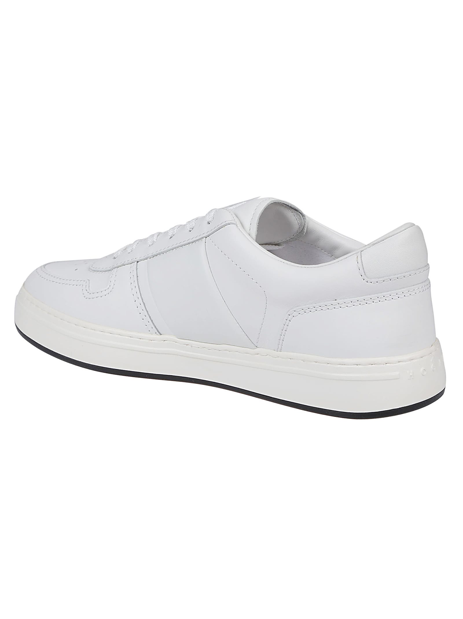 Hogan H668 Allacciato Fascia Logo Sneakers In White