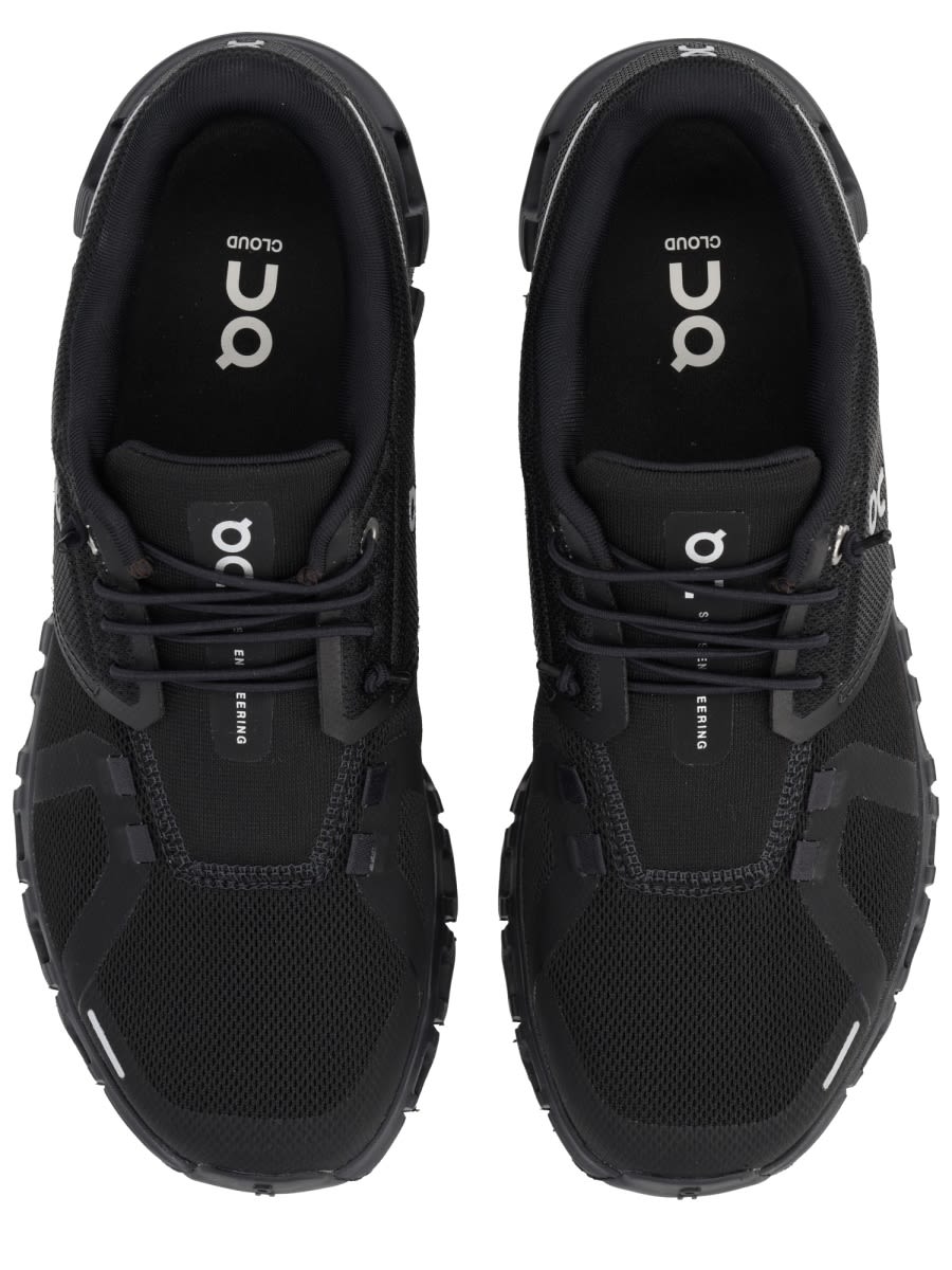 On Running Black Mesh Cloud 6 Sneakers In Black