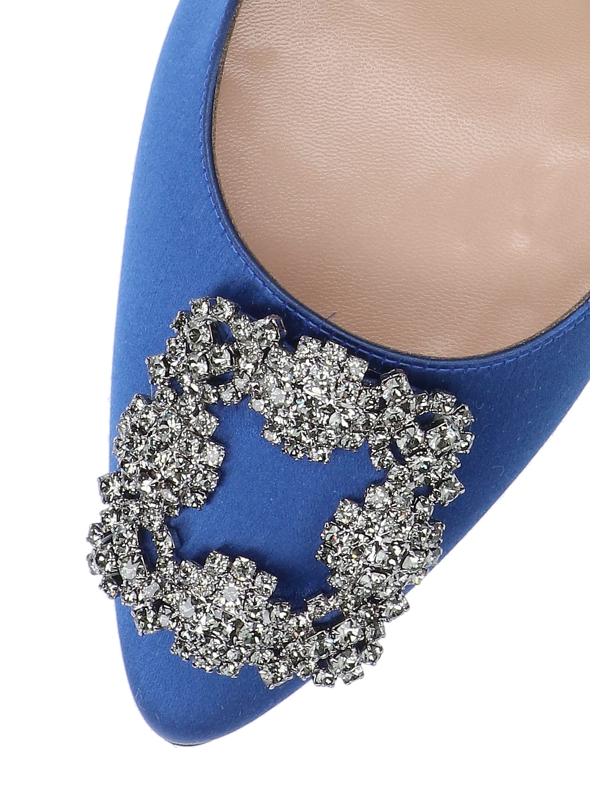 Shop Manolo Blahnik High-heeled Shoe In Blue