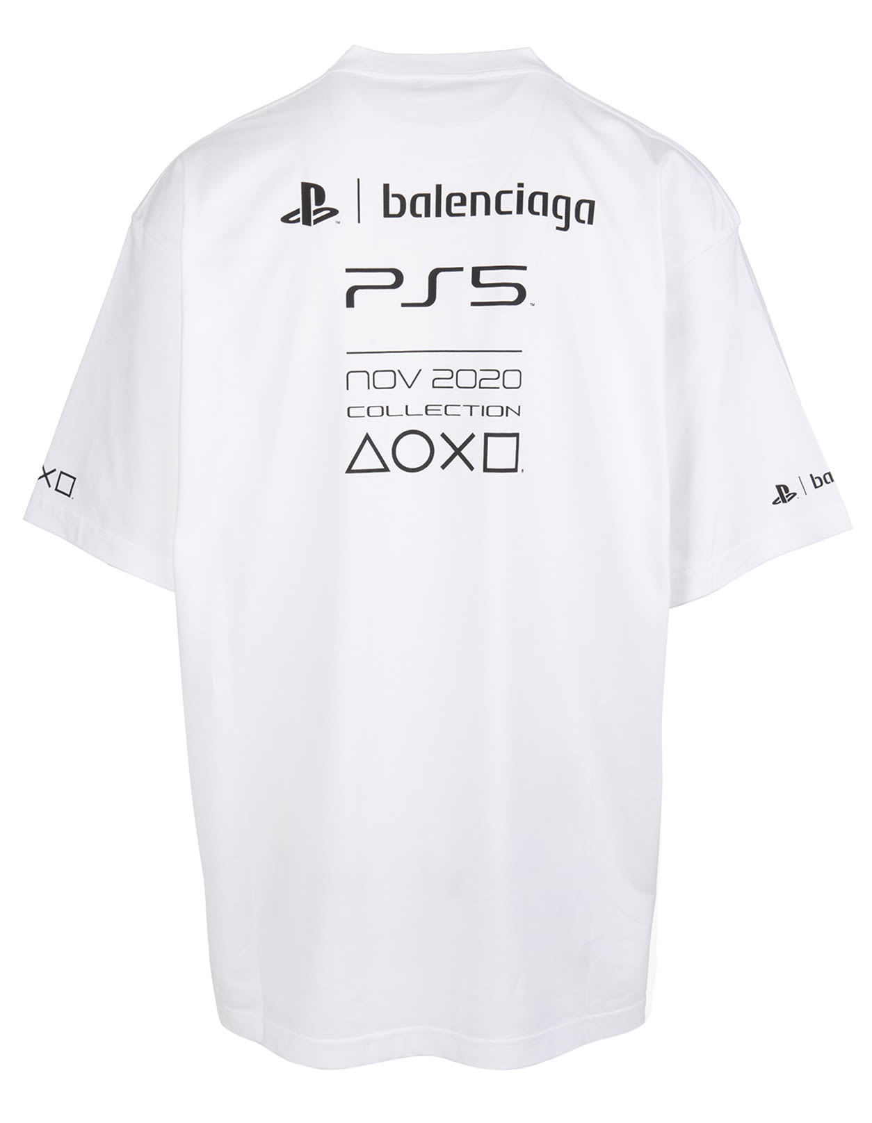 White Sony Playstation Edition Boxy T-shirt