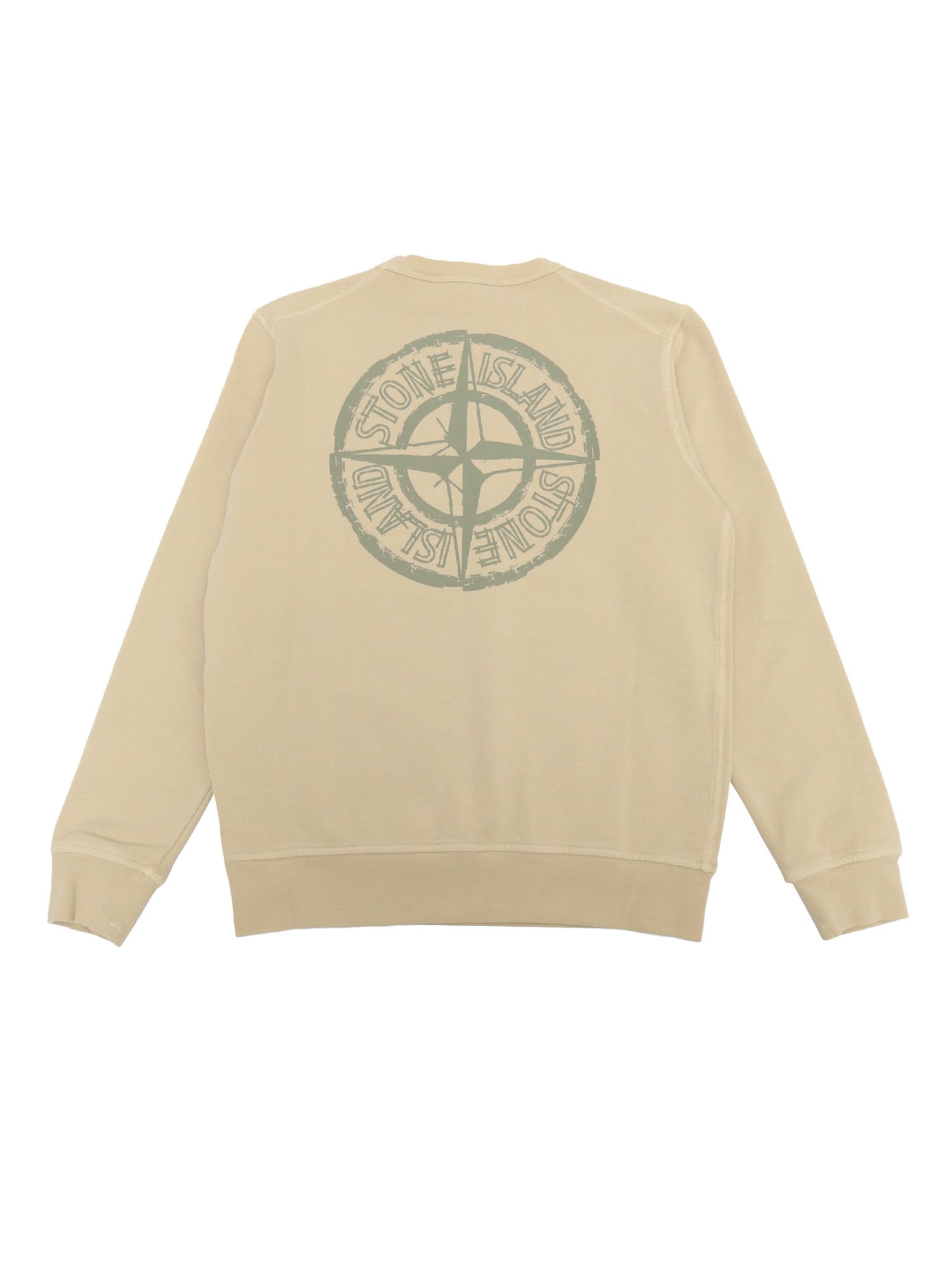 Stone Island Sweatshirt In Beige