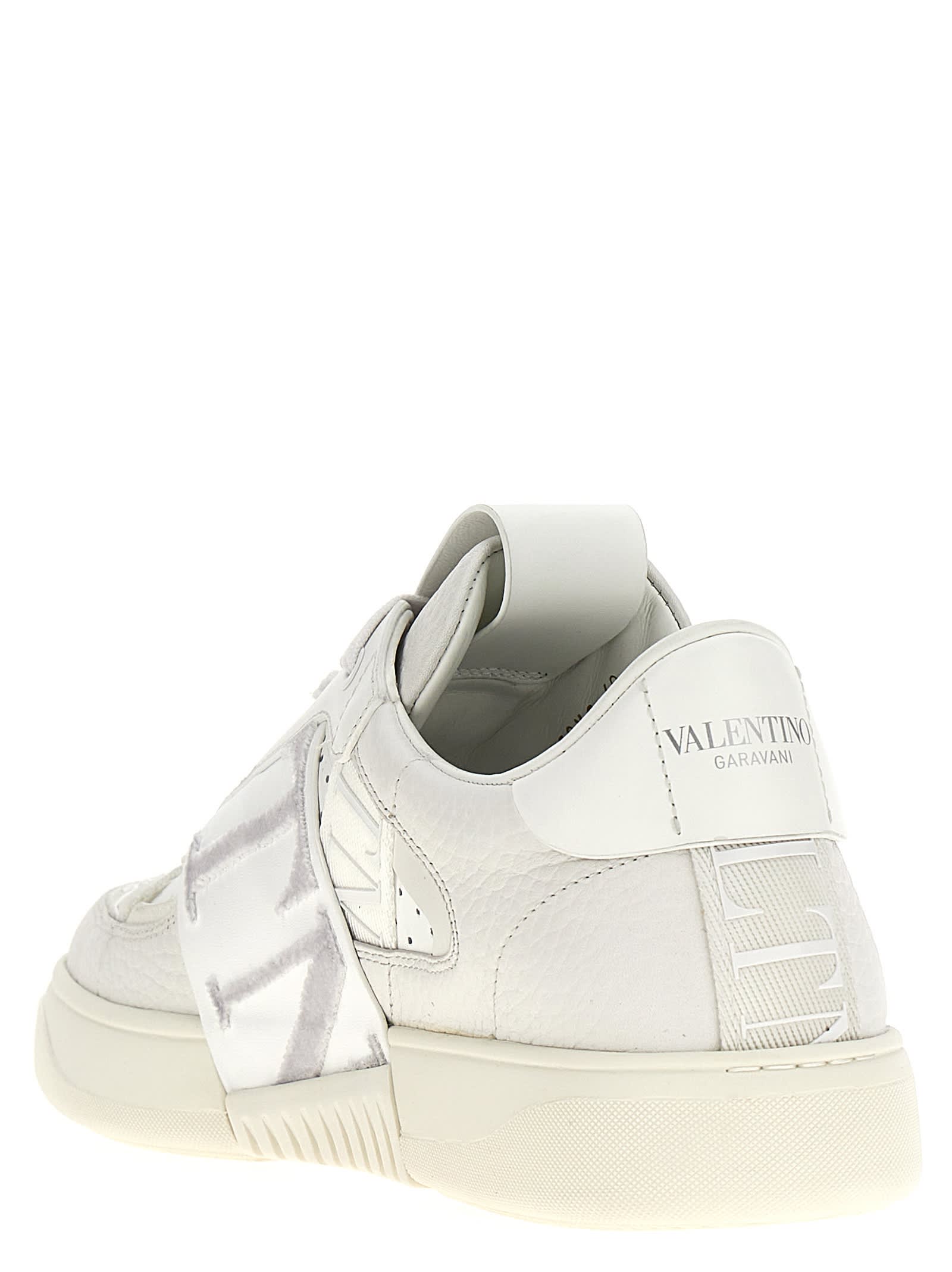 Shop Valentino Vl7n Sneakers In Bianco Bianco Bianco Bianco Iv