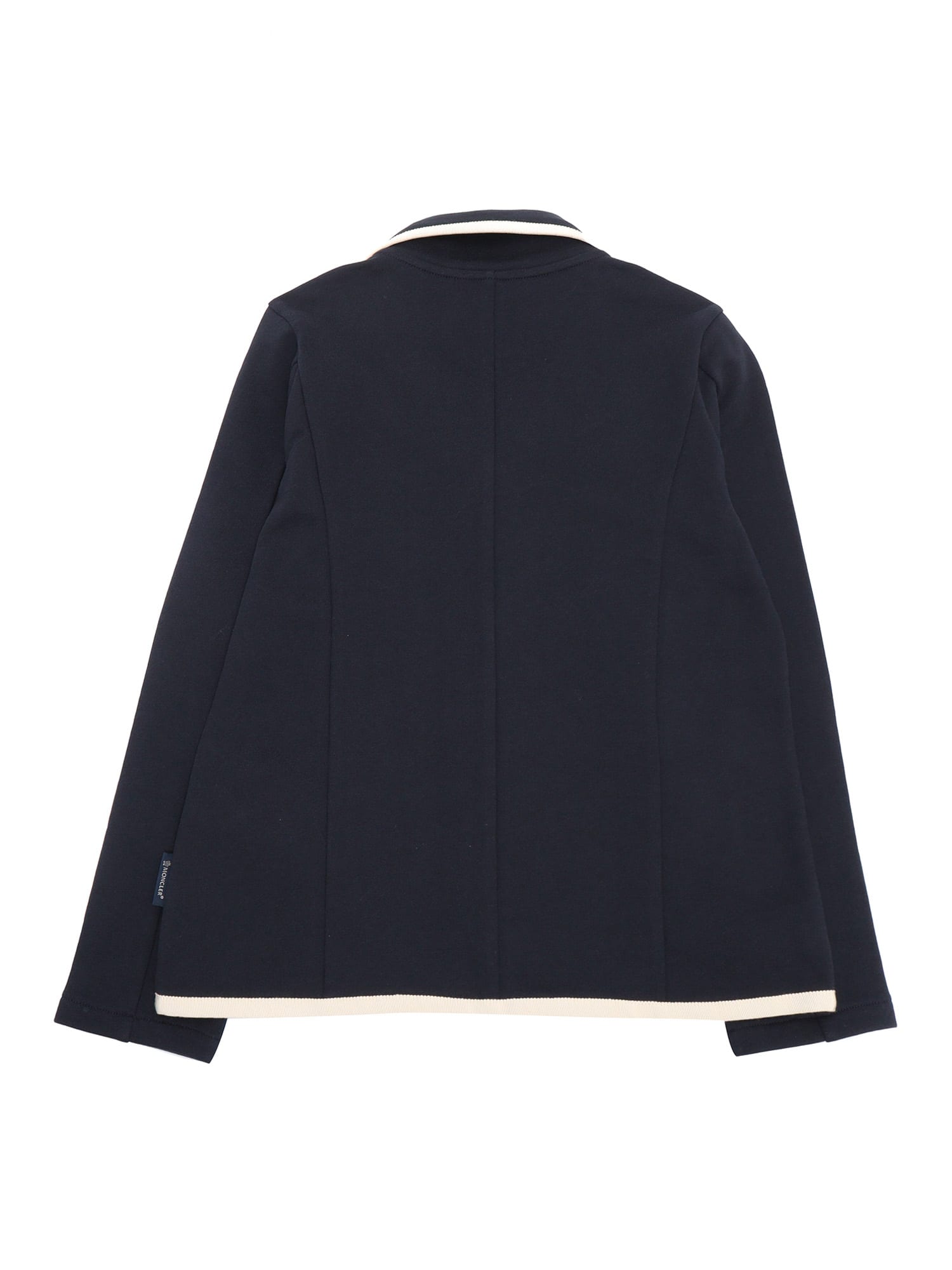 Moncler Zip Up Cardigan In Blue