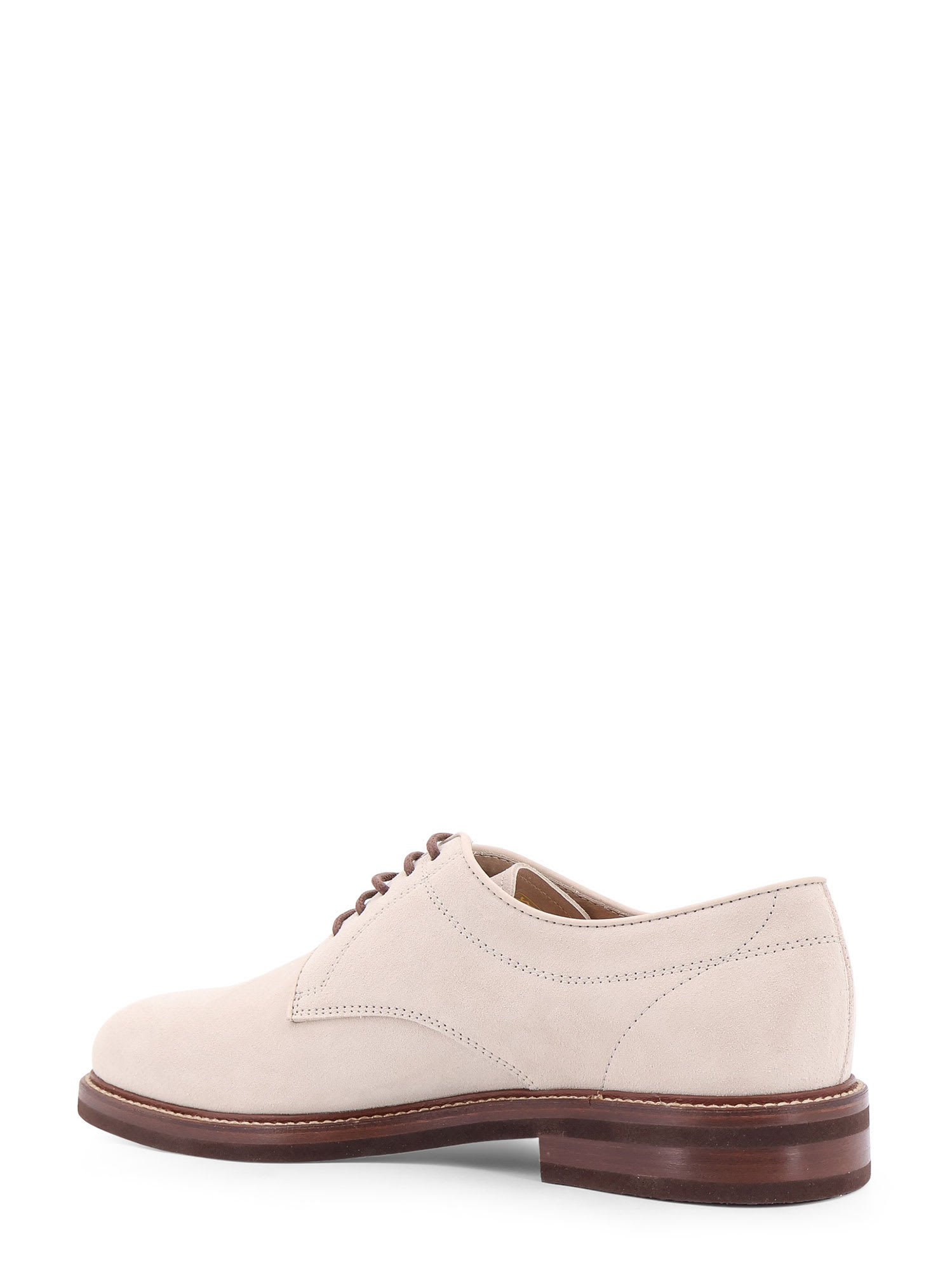 Shop Brunello Cucinelli Lace-up Shoe In Brown