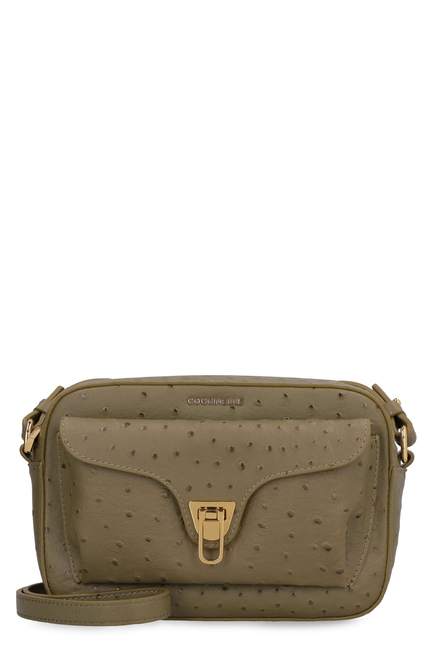 Coccinelle ostrich-effect Leather Crossbody Bag - Farfetch