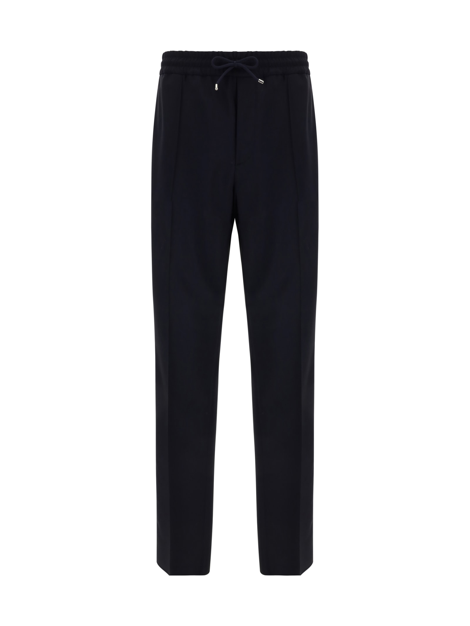 Shop Valentino Pants In Blu Scuro