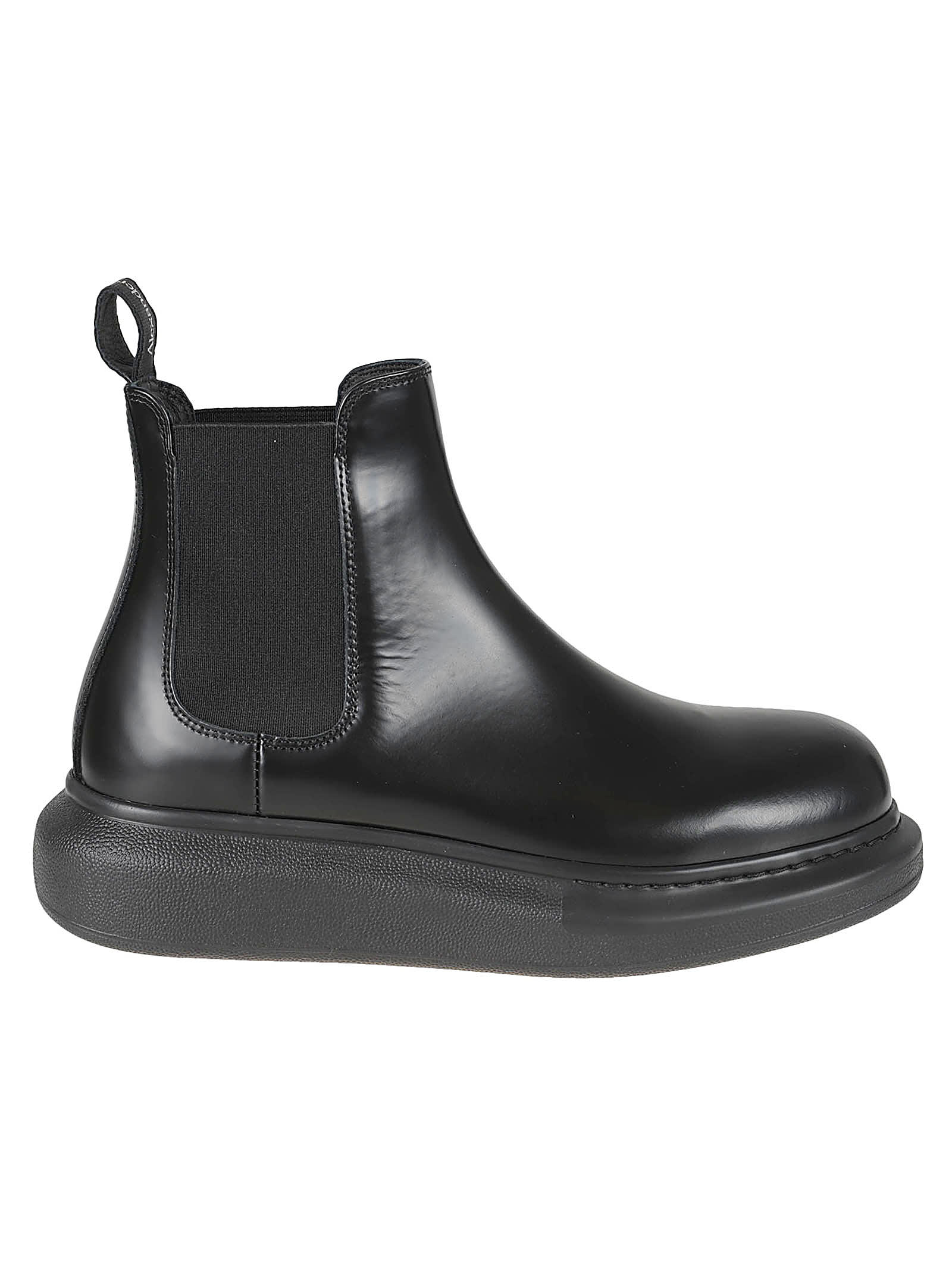 Shop Alexander Mcqueen New Liquid Ankle Boots In Black