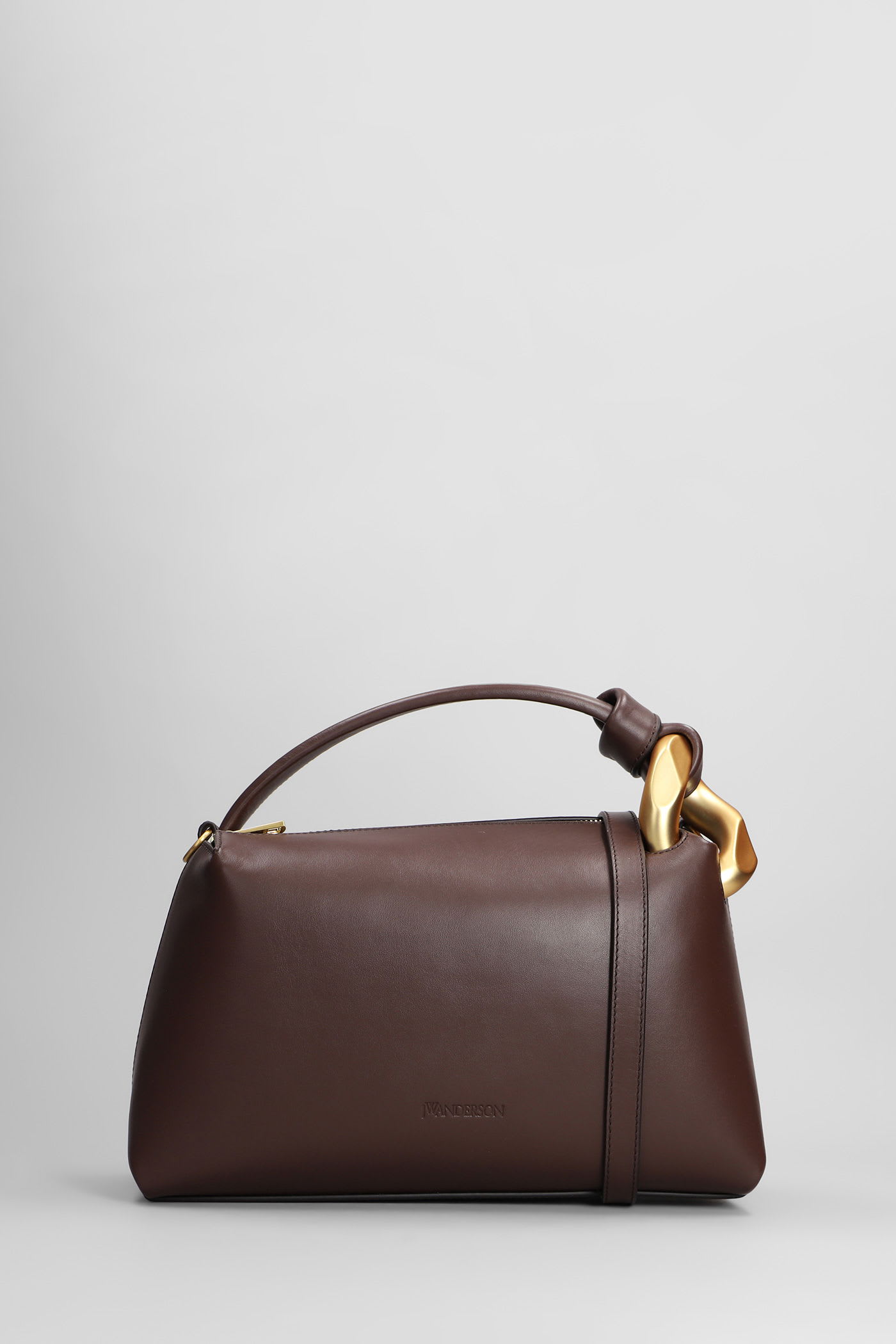 J.W. Anderson J. W. Anderson Corner Hand Bag In Brown Leather