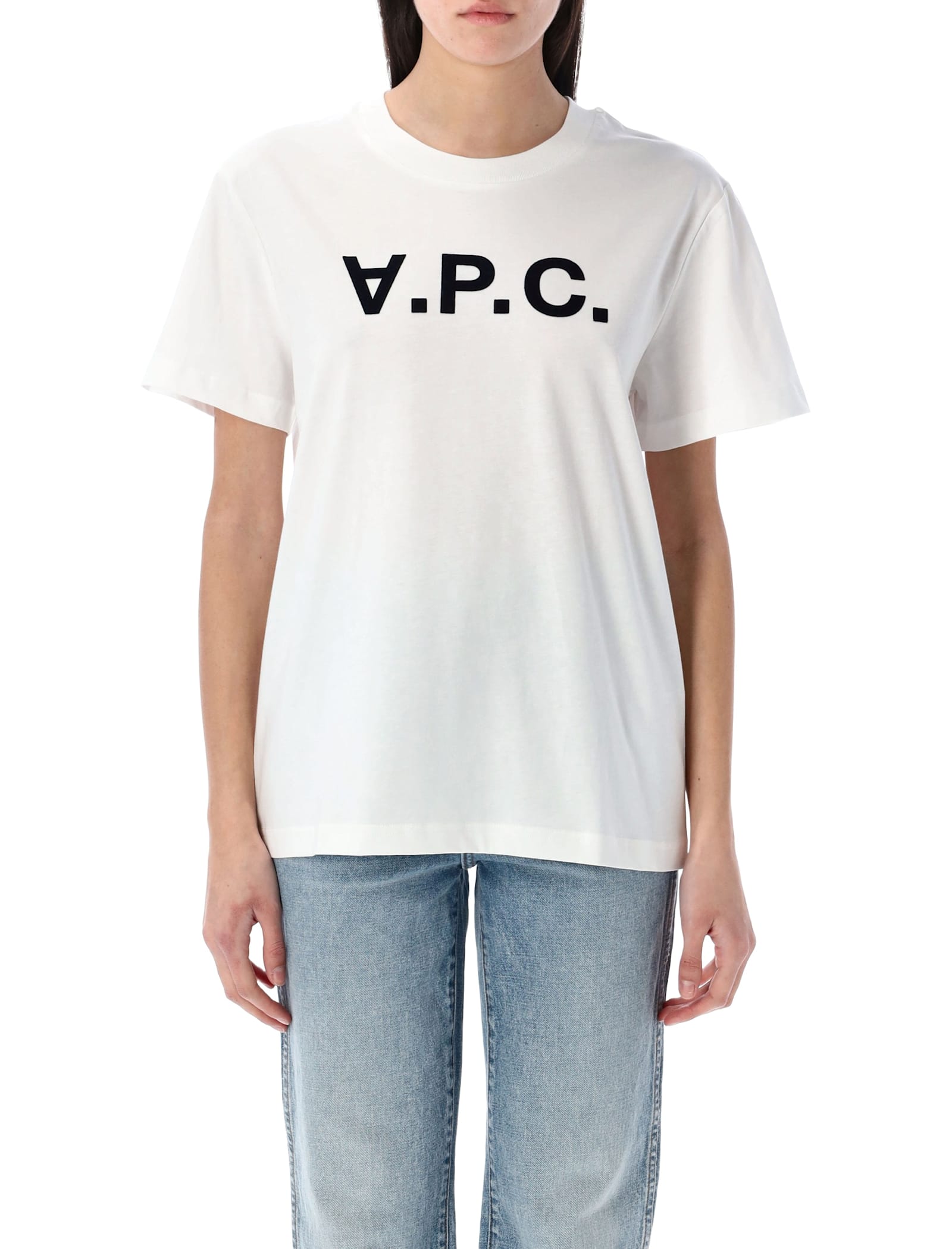 Apc A.p.c. Grand Vpc T-shirt Women In White