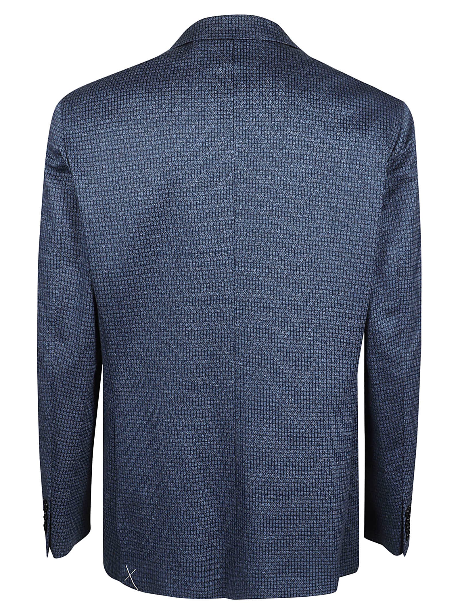 Shop Etro Roma Jacket In Blu Navy