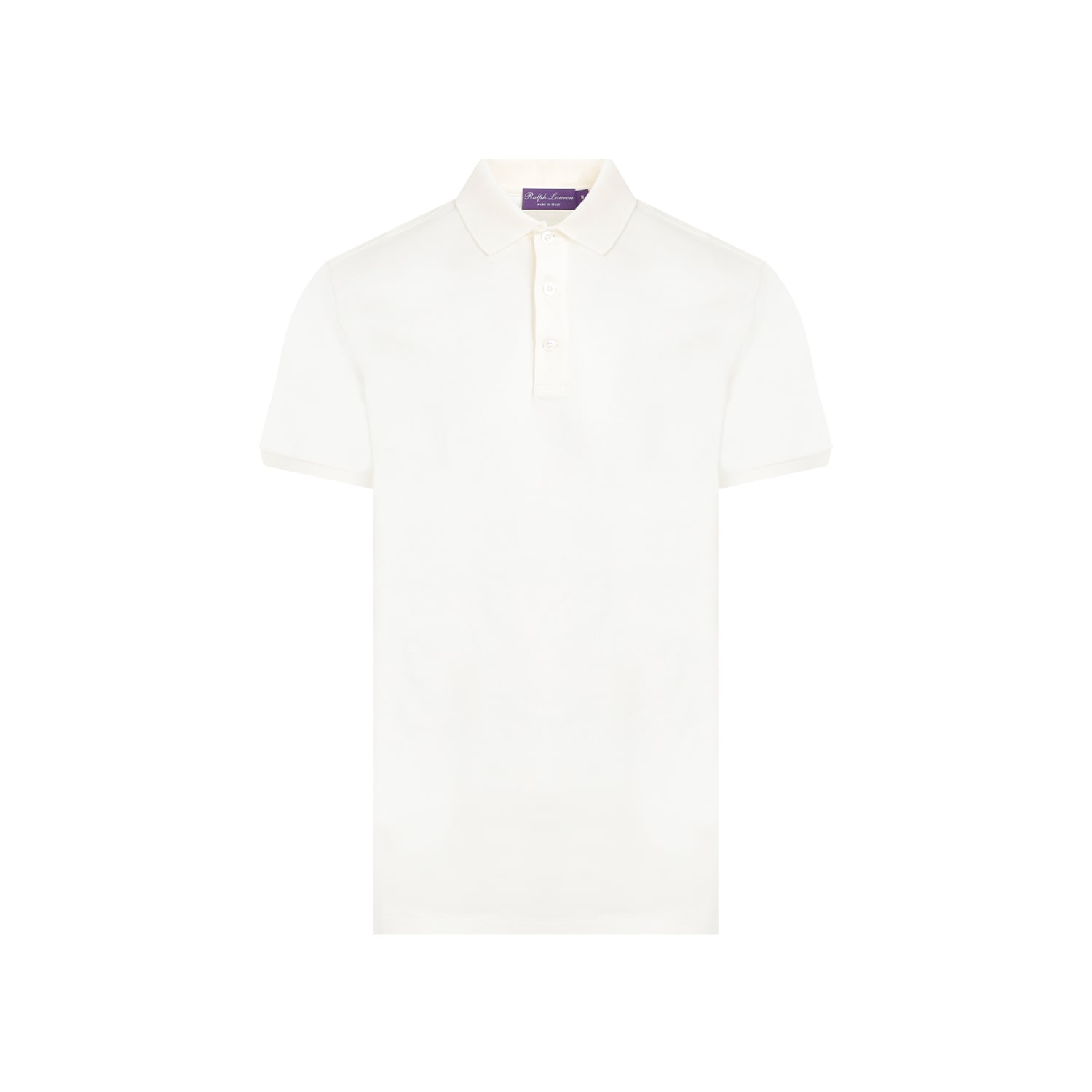 Shop Ralph Lauren Short Sleeve Polo In Classic Cream