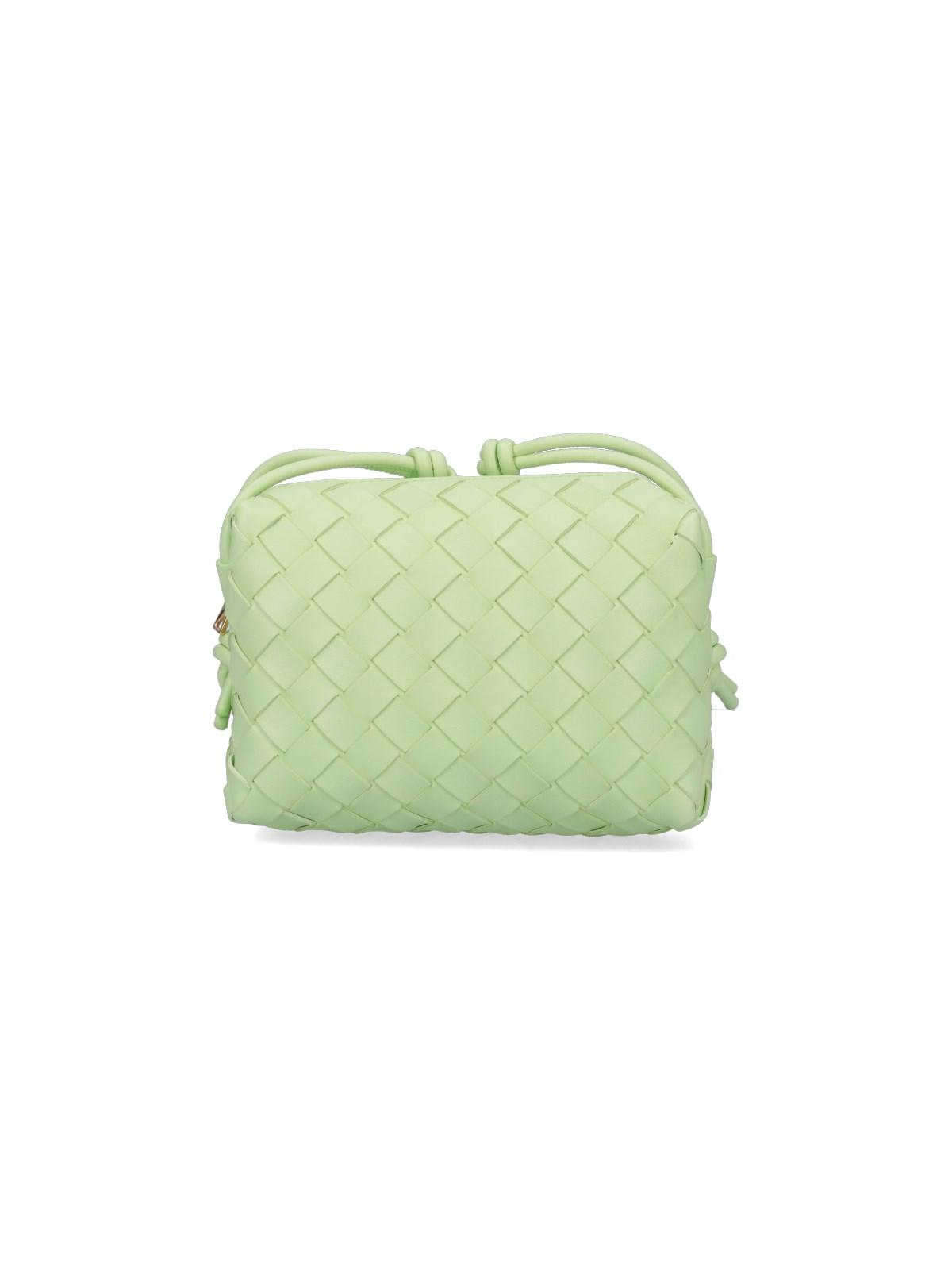 Shop Bottega Veneta Braided Mini Bag In Green