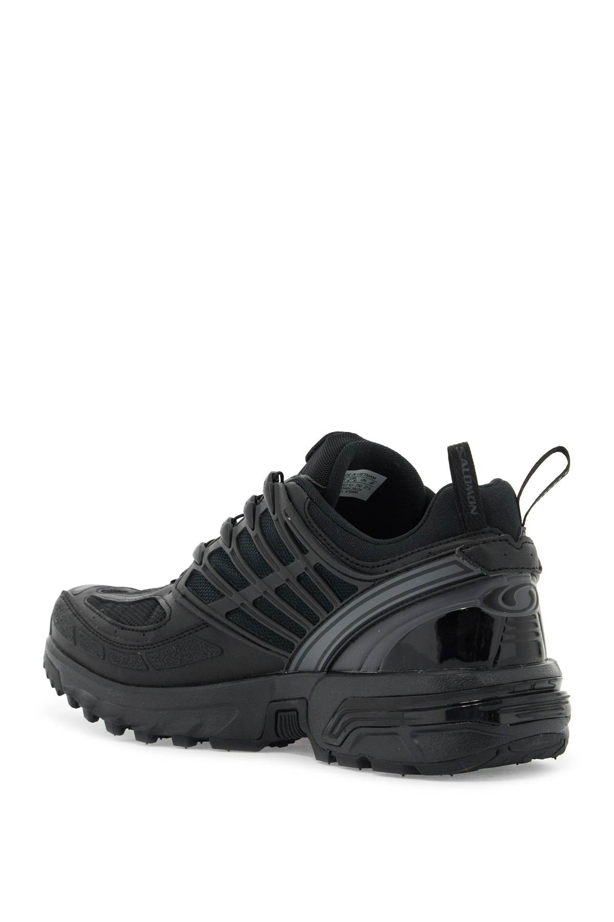 Shop Salomon Acs Pro Sneakers In Black Black Asphalt (black)