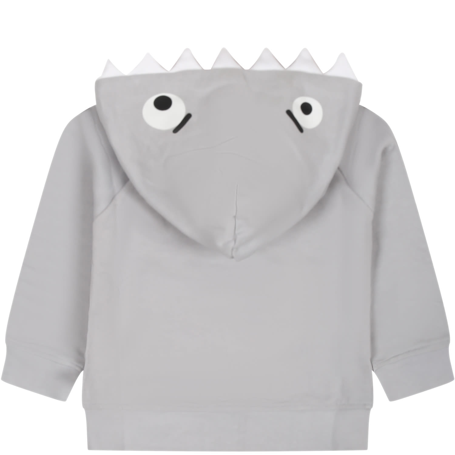 Shop Stella Mccartney Gray Sweatshirt For Babies With Print In Grey